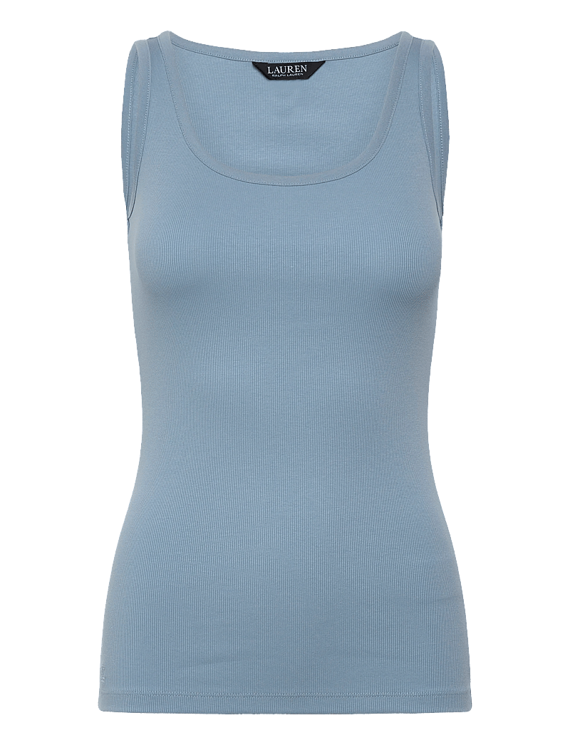 Lauren Ralph Lauren - Stretch Cotton Tank Top - Ärmellose tops - blue note - 1