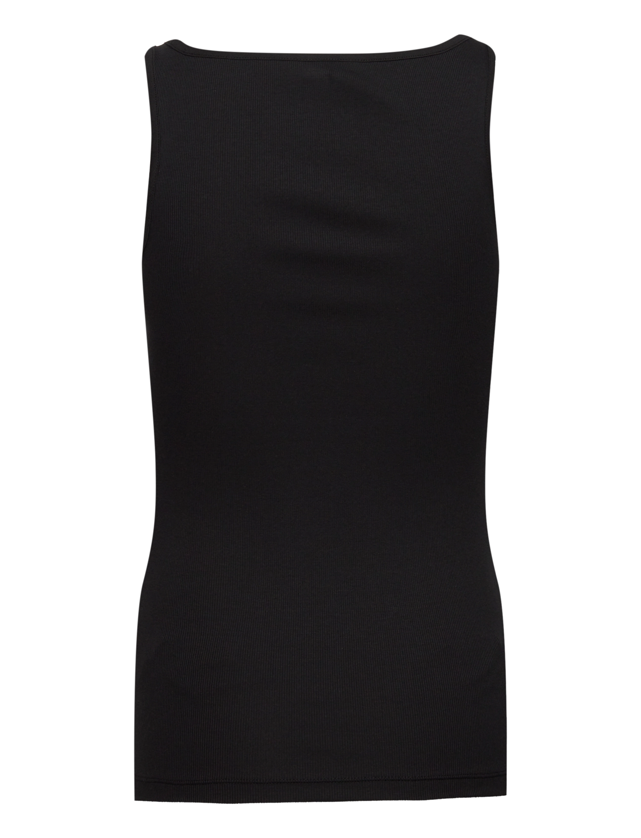 Lauren Ralph Lauren - RFND STRTCH 2X2 RIB-TANK TOP - tanktops - polo black - 2