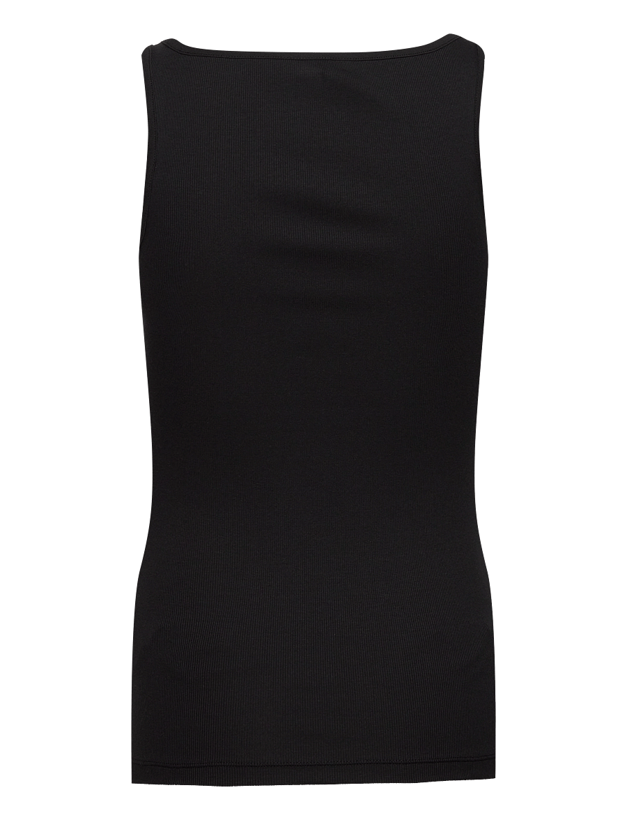 Lauren Ralph Lauren - RFND STRTCH 2X2 RIB-TANK TOP - Ärmellose tops - polo black - 2