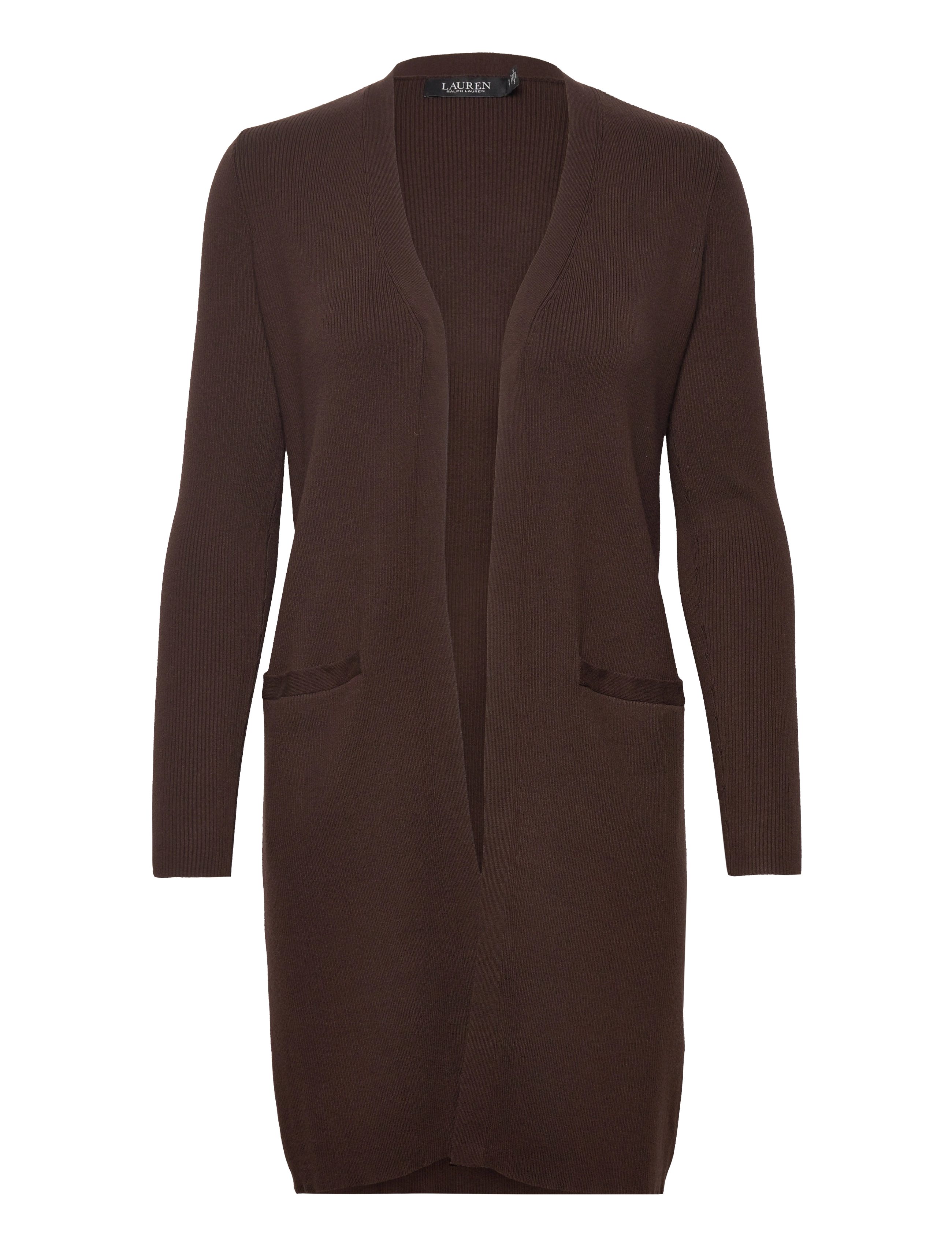 Lauren Ralph Lauren - Cotton-Blend Cardigan - circuit brown - 1