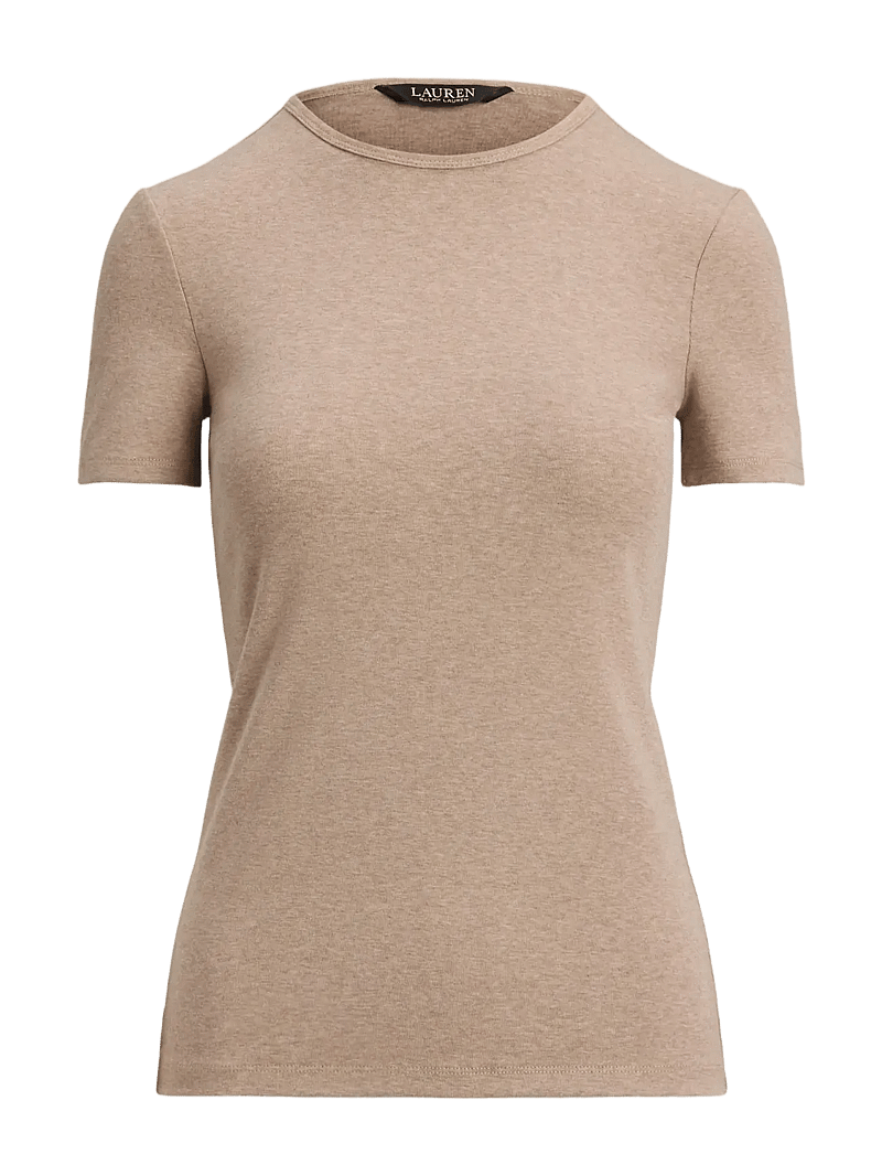 Lauren Ralph Lauren - Stretch Cotton Crewneck Tee - t-särgid - adirondack heathe - 1
