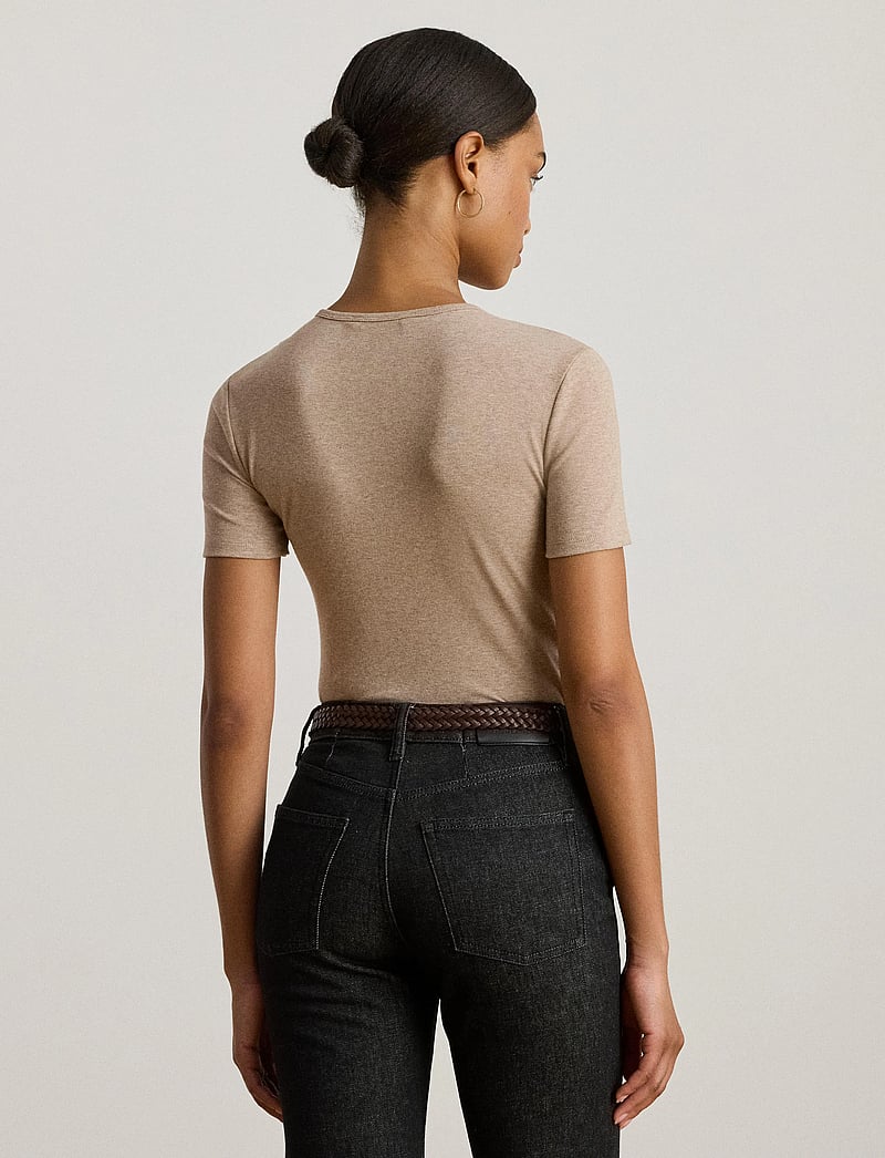 Lauren Ralph Lauren - Stretch Cotton Crewneck Tee - t-särgid - adirondack heathe - 2