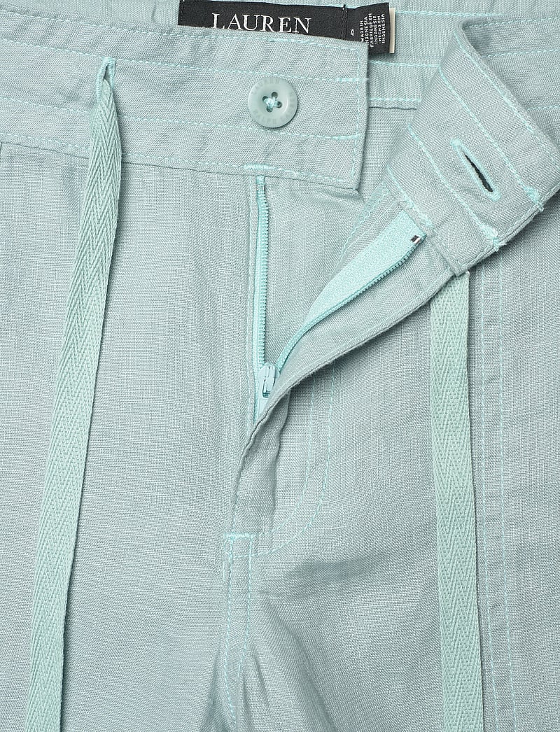 Lauren Ralph Lauren - Linen Wide-Leg Pant - leinenhosen - aqua pearl - 3