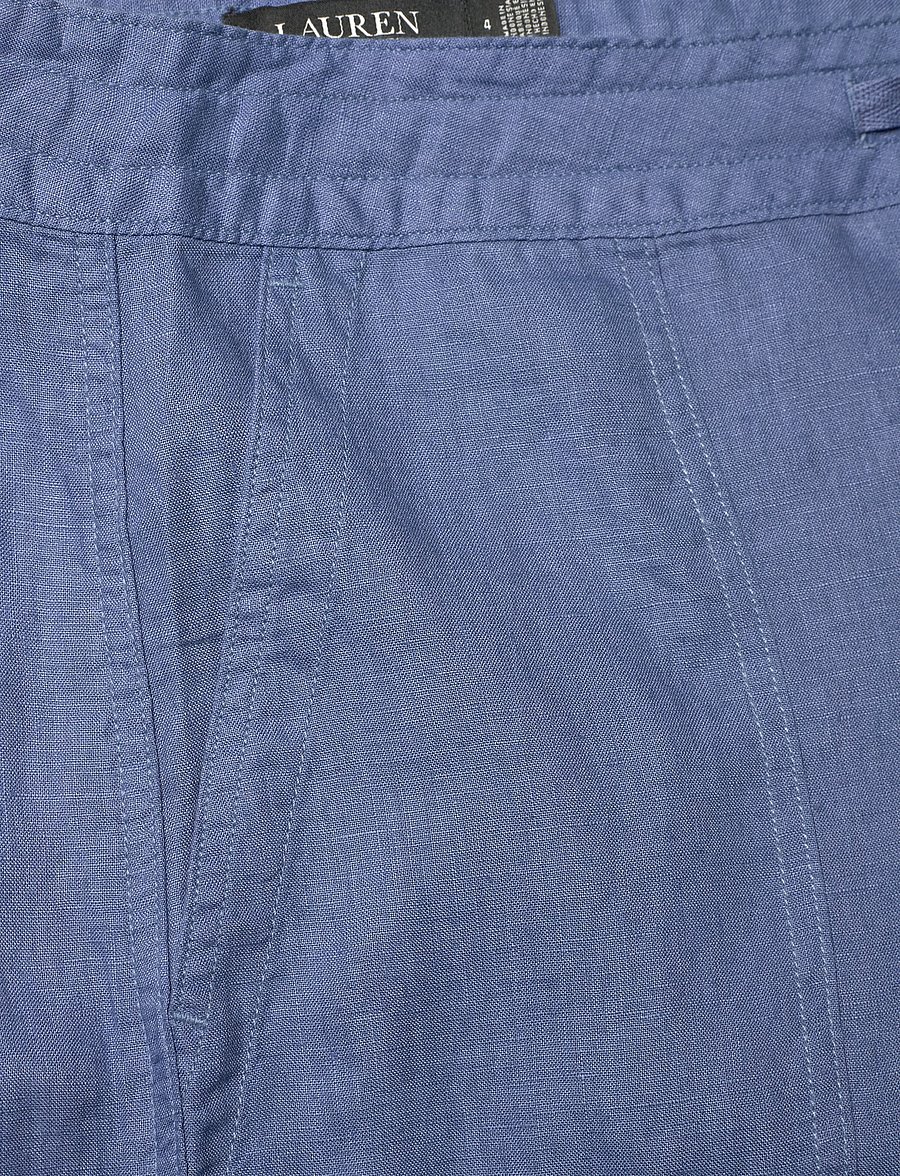 Lauren Ralph Lauren - Linen Wide-Leg Pant - hørbukser - carson blue - 2