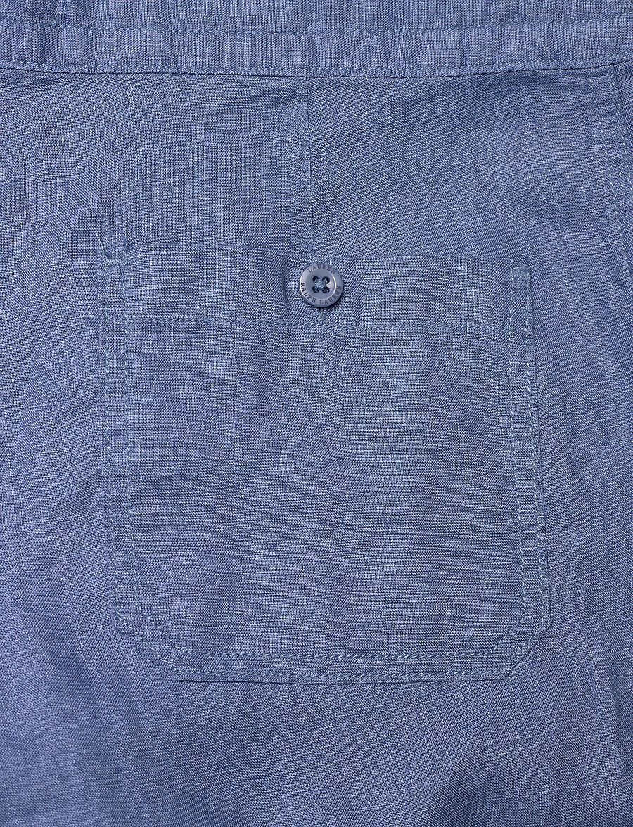Lauren Ralph Lauren - Linen Wide-Leg Pant - hørbukser - carson blue - 4