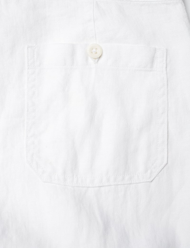 Lauren Ralph Lauren - CLASSIC LINEN-PANT - hørbukser - white - 4