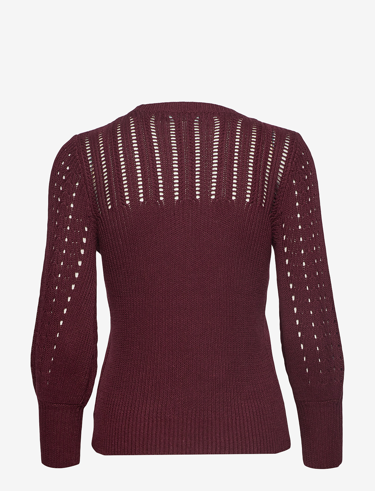 Lauren Ralph Lauren - Linen-Blend Sweater - pinot noir - 1