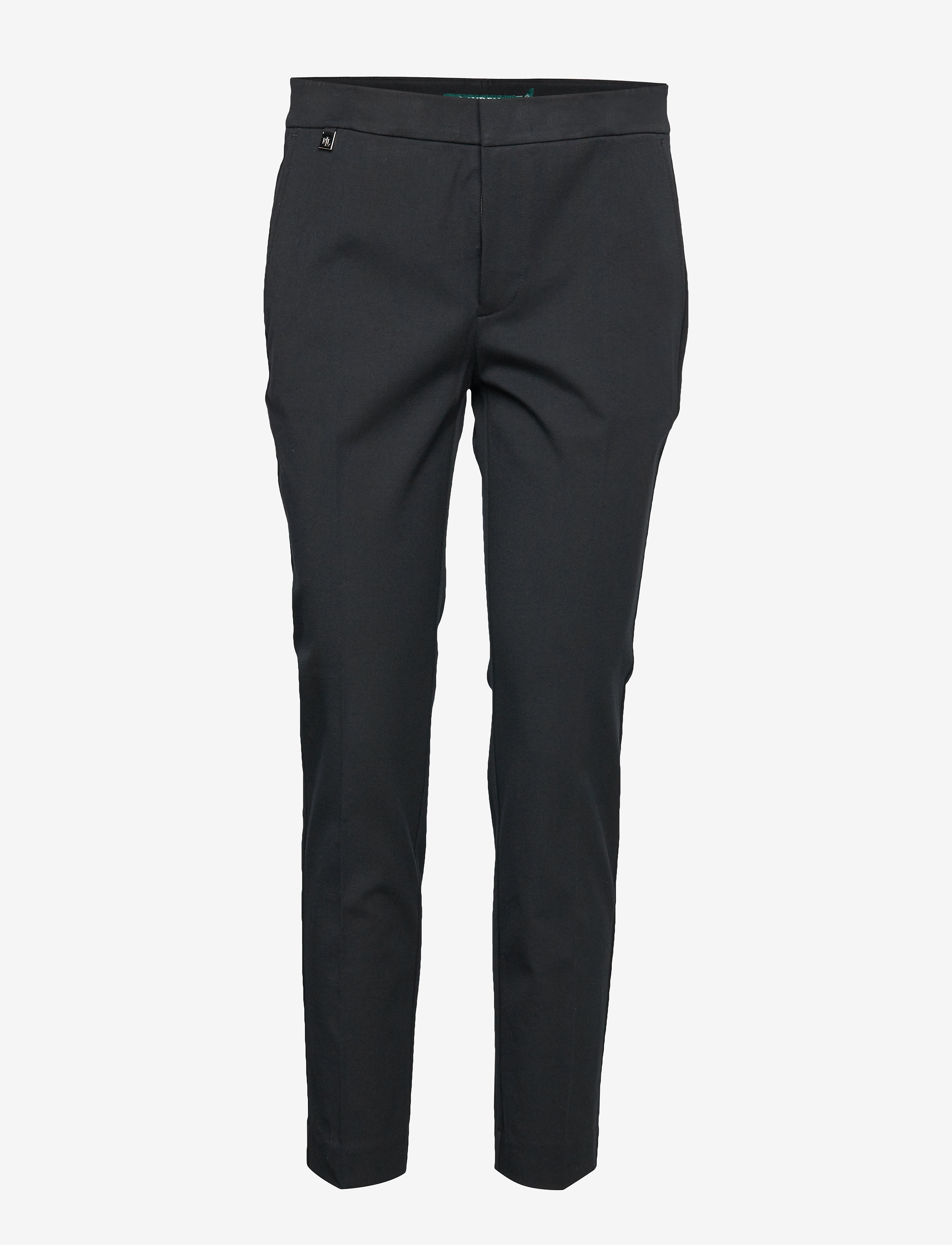 Lauren Ralph Lauren Stretch Cotton Skinny Pant - Riided - BLACK / black