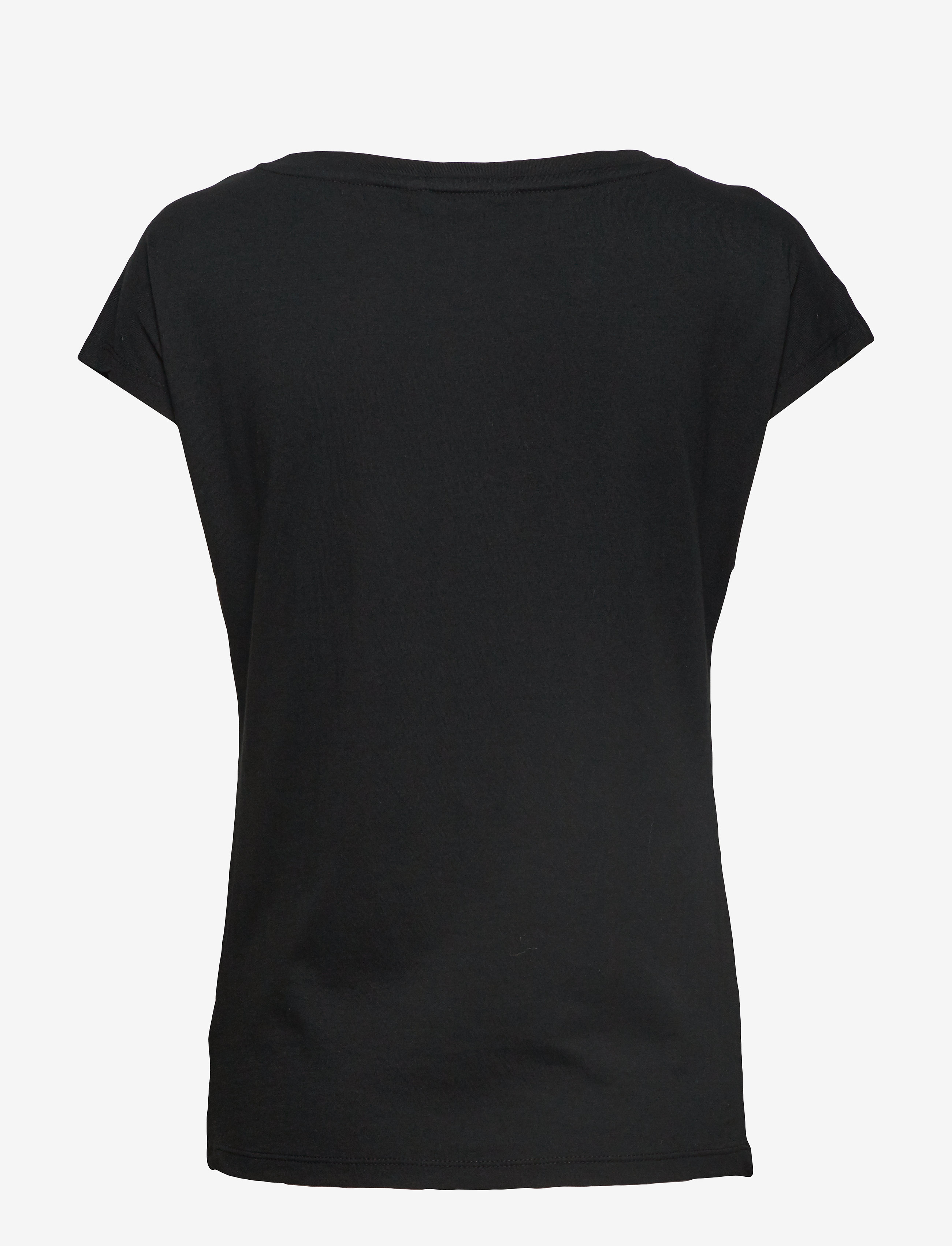 Lauren Ralph Lauren - Logo-Print Cotton-Blend Tee - t-shirts - polo black - 2