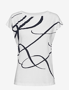 Logo-Print Cotton-Blend Top, Lauren Ralph Lauren