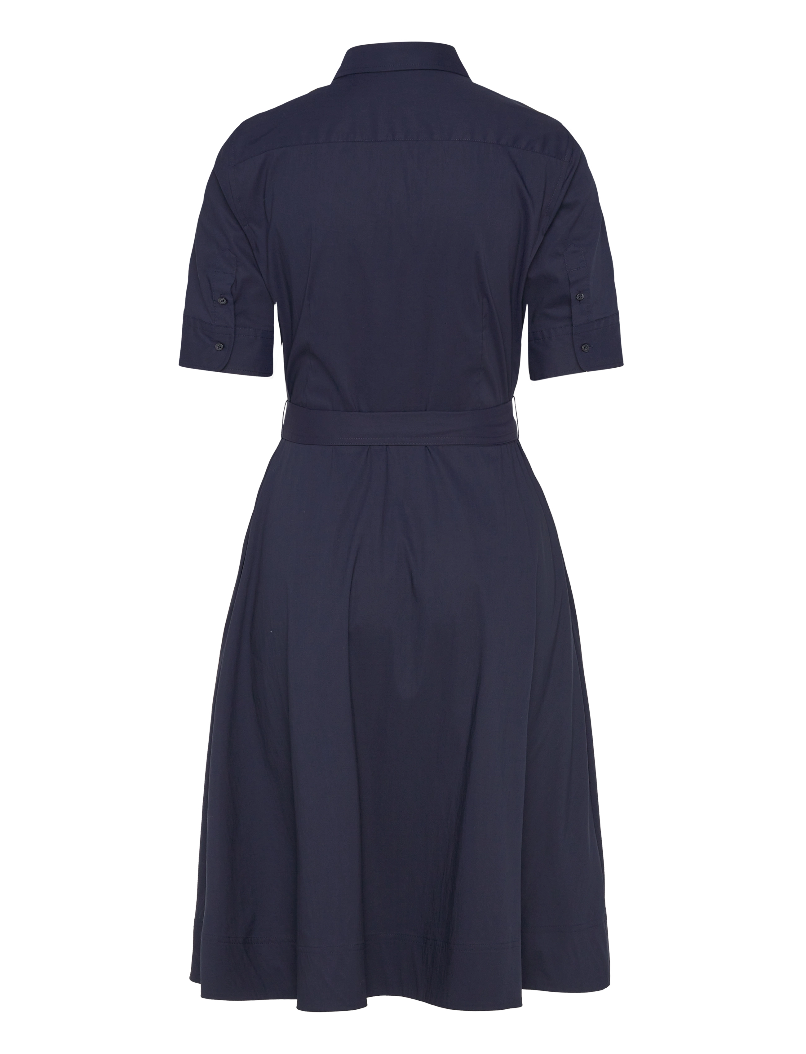 Lauren Ralph Lauren - SILKY STRTCH COTTON-DRESS - skjortekjoler - lauren navy - 2