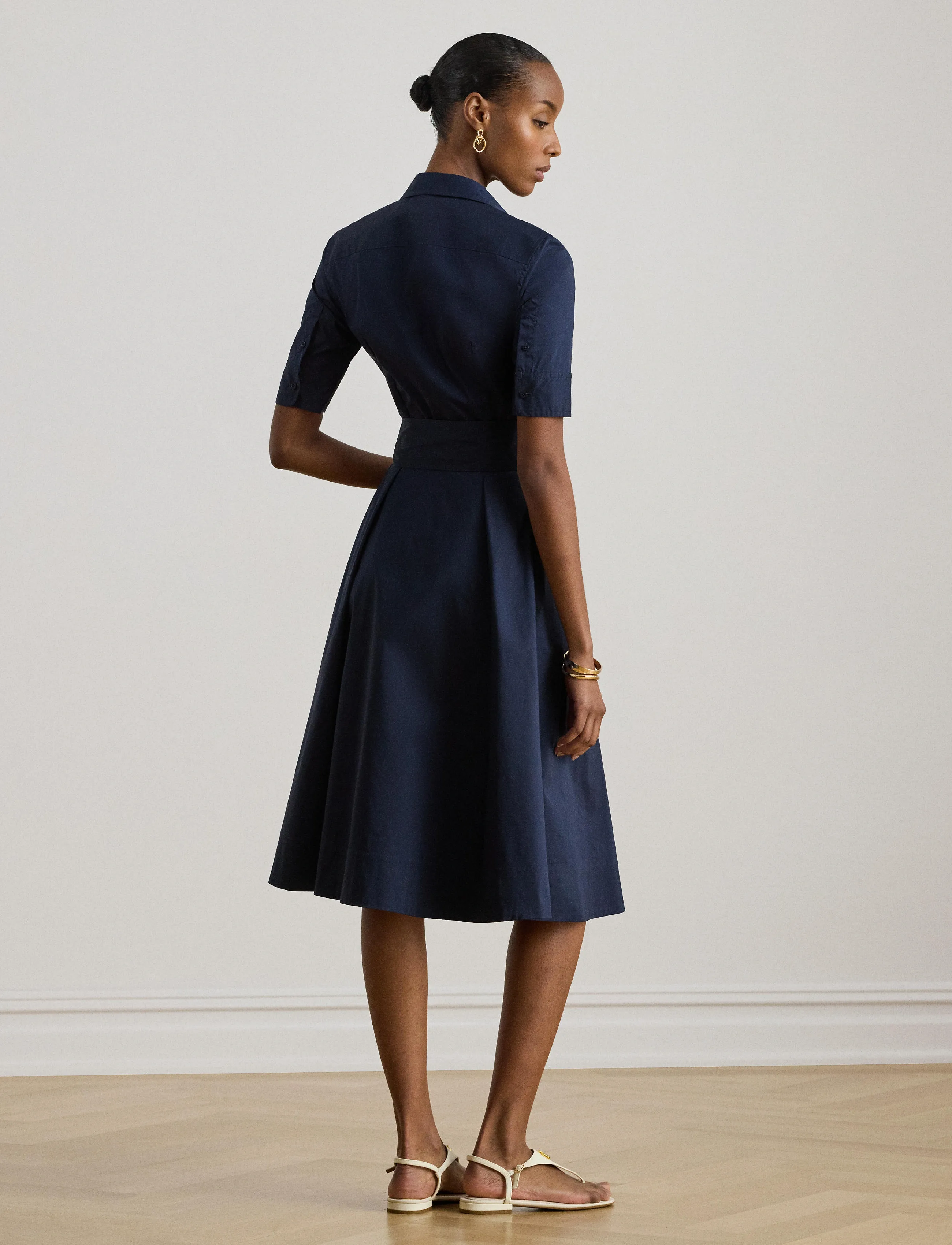 Silky Strtch Cotton-Dress 2