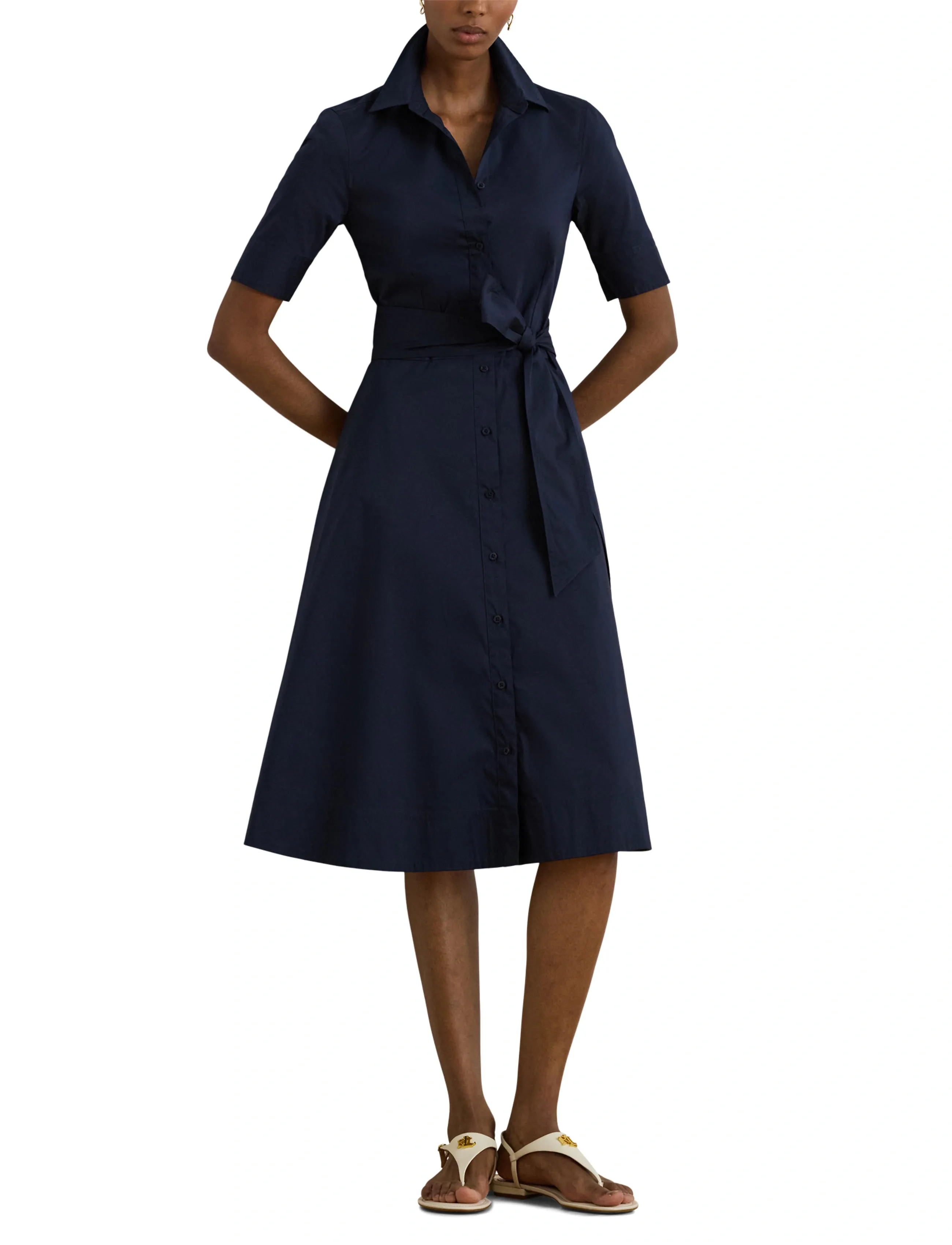 Silky Strtch Cotton-Dress 6
