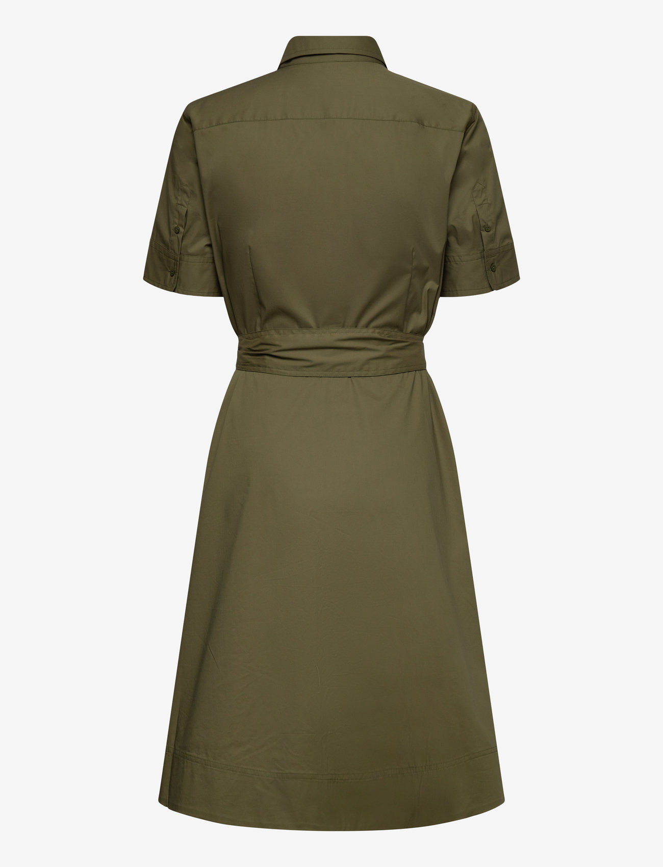 Lauren Ralph Lauren - Cotton-Blend Shirtdress - skjortklänningar - olive grove - 1