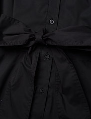 Lauren Ralph Lauren - Belted Cotton-Blend Shirtdress - skjortklänningar - polo black - 4