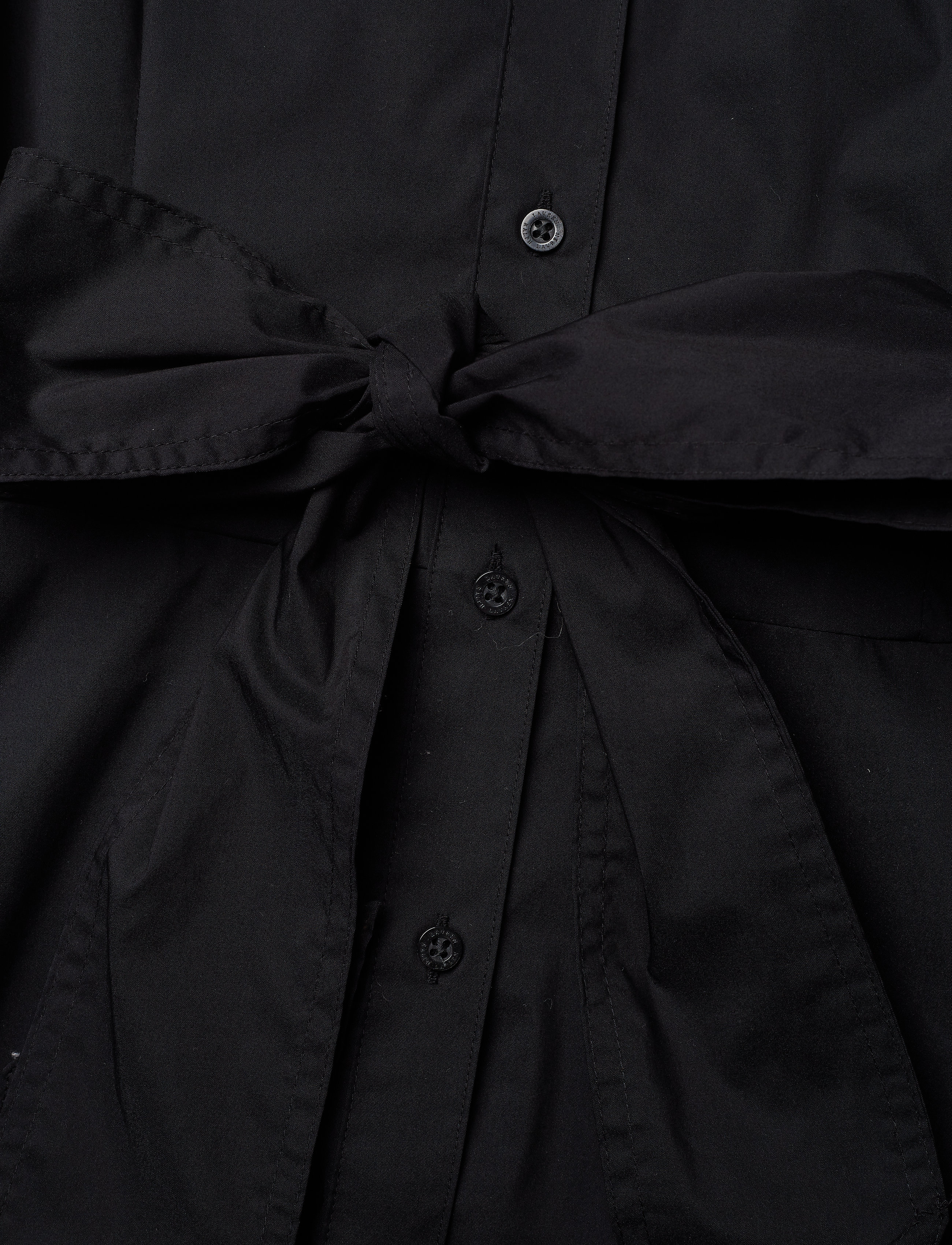 Lauren Ralph Lauren - SILKY STRTCH COTTON-DRESS - skjortekjoler - polo black - 4