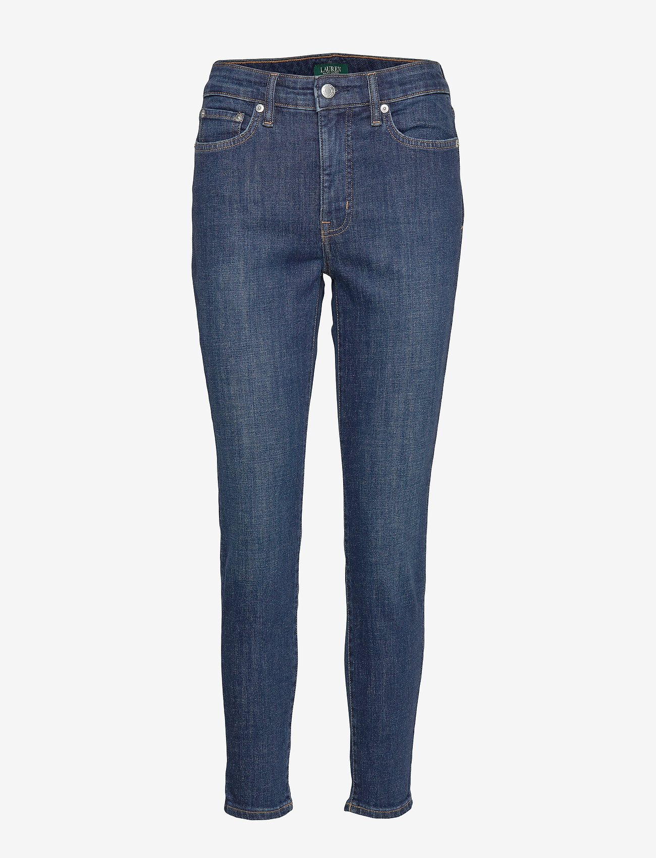Lauren Ralph Lauren - AUTH STR INDG DNM-SKINNY ANKLE - dark worn wash - 0