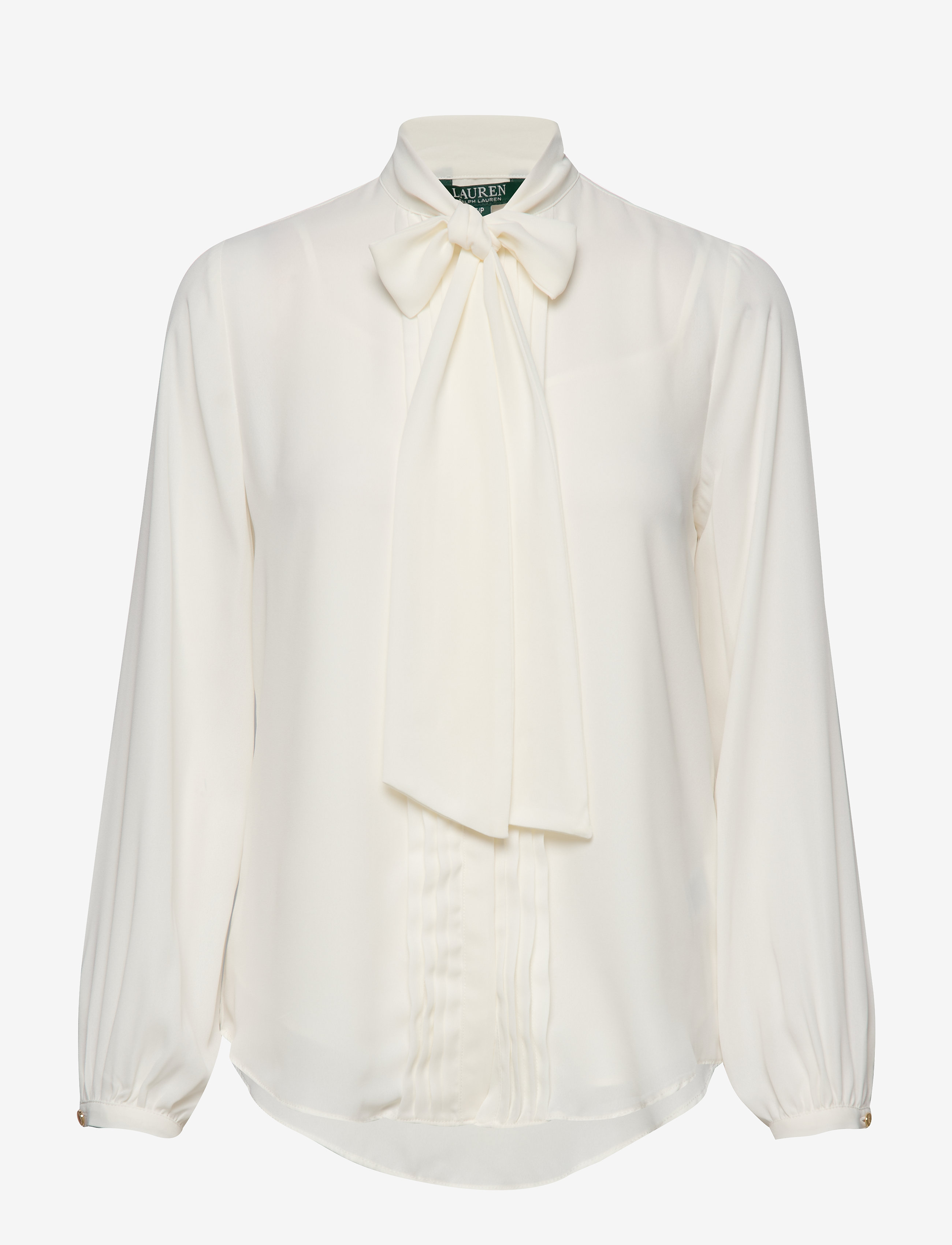 Lauren Ralph Lauren - DRAPEY POLY GGT-SHIRT - pale cream - 0