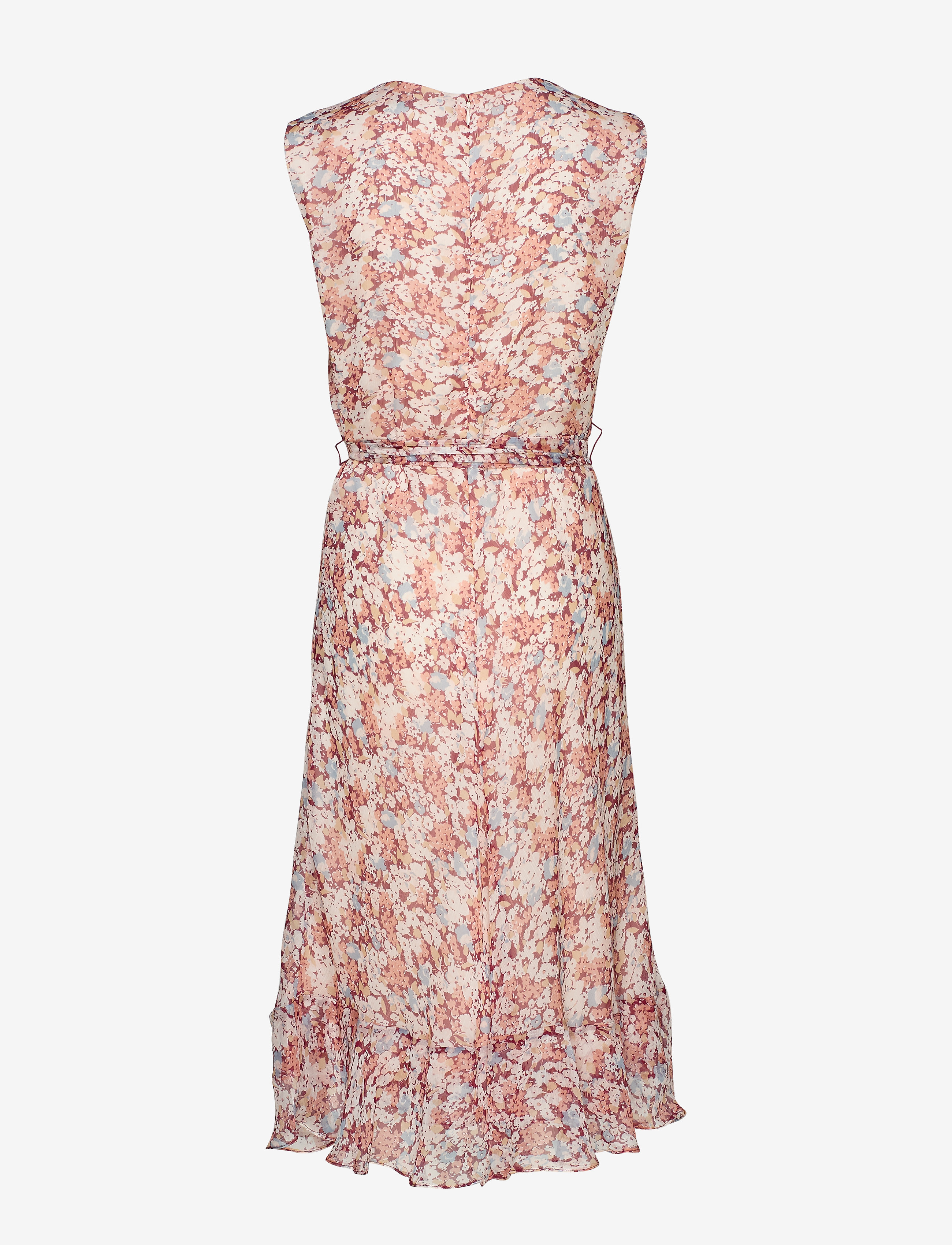 Lauren Ralph Lauren - POLY CRINKLE GGT-DRESS - dark raspberry mu - 1