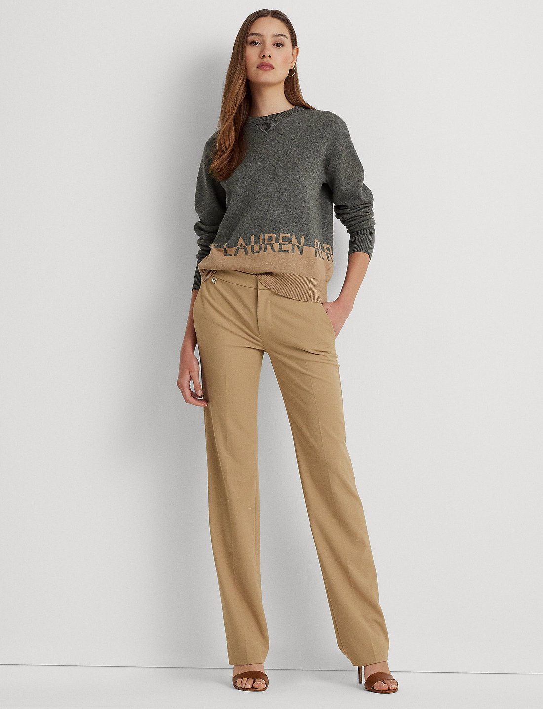 Ralph lauren straight leg pants online