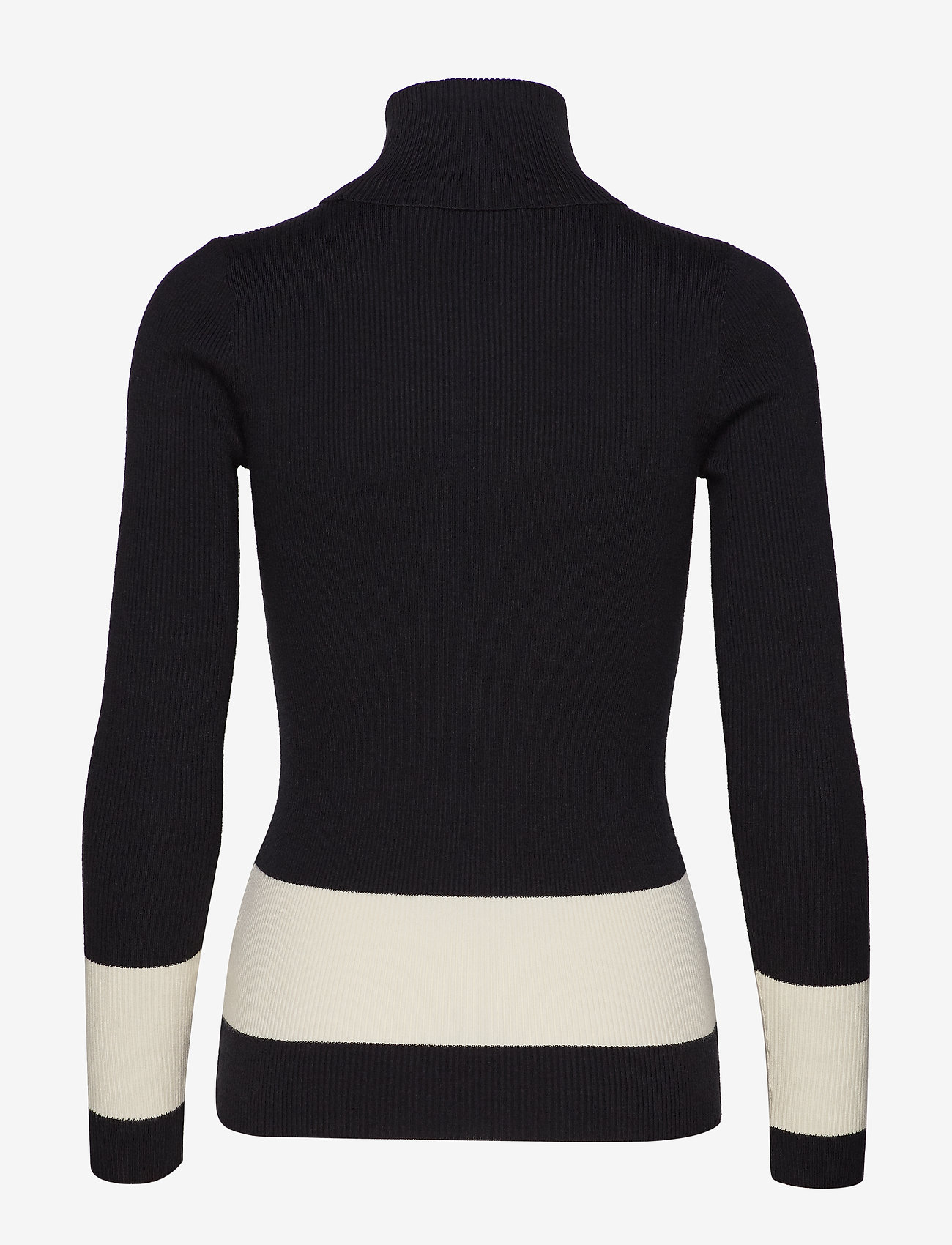 Lauren Ralph Lauren - STRETCH COTTON MODL-L/S TURTLE NECK - polo black/mascar - 1