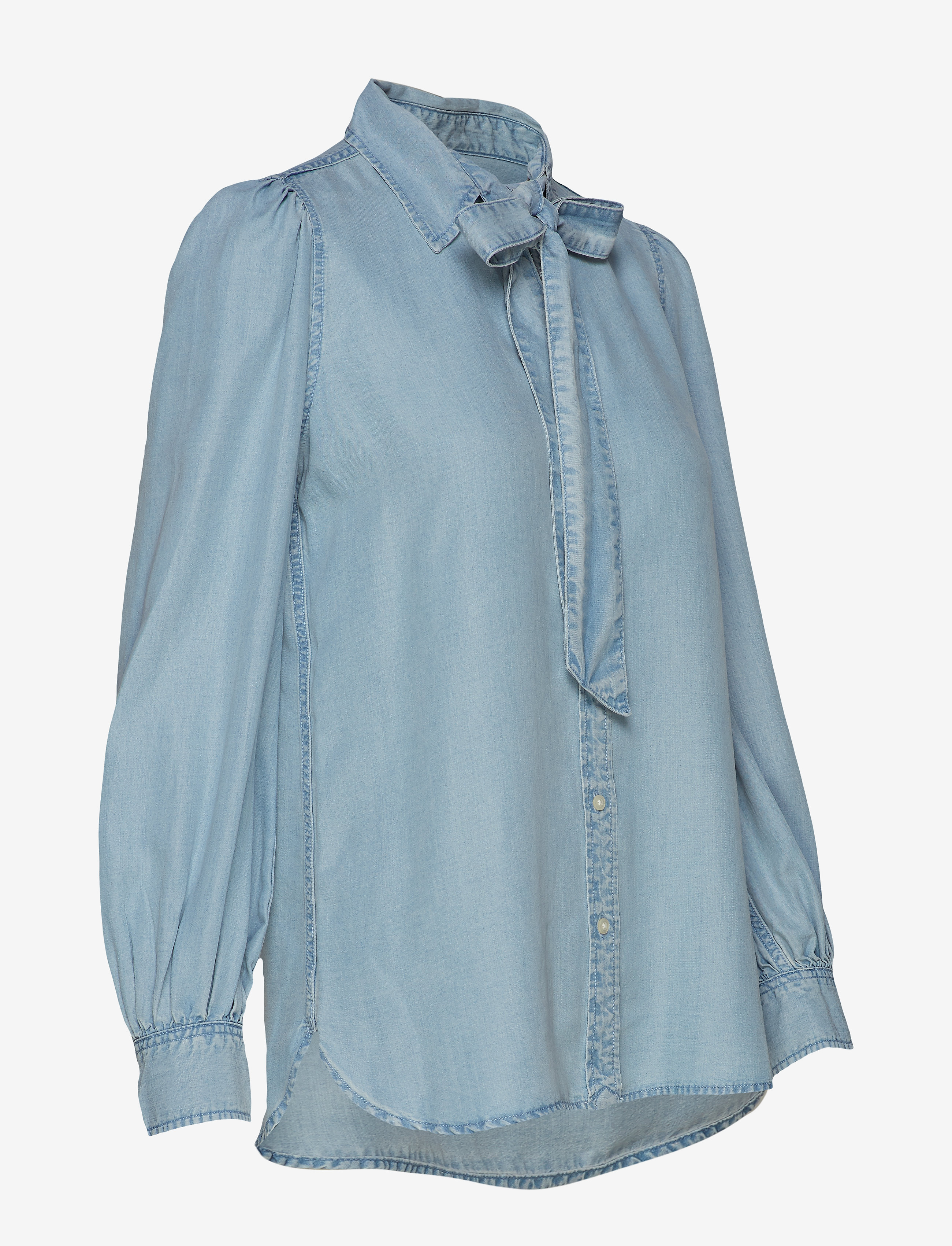 Lauren Ralph Lauren - SFT LT WT INDG TNCL-SHIRT - pale blue wash - 3