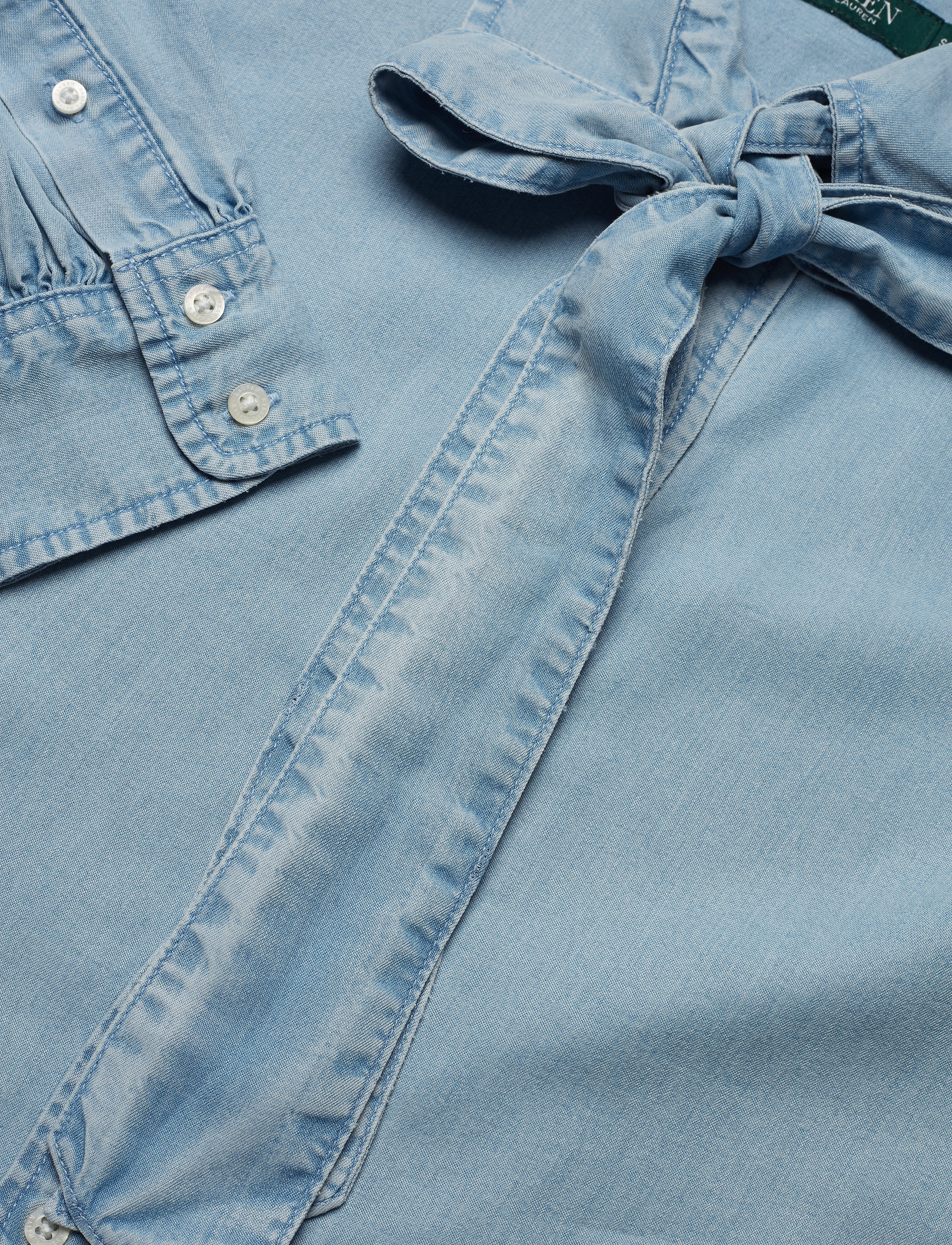 Lauren Ralph Lauren - SFT LT WT INDG TNCL-SHIRT - pale blue wash - 4