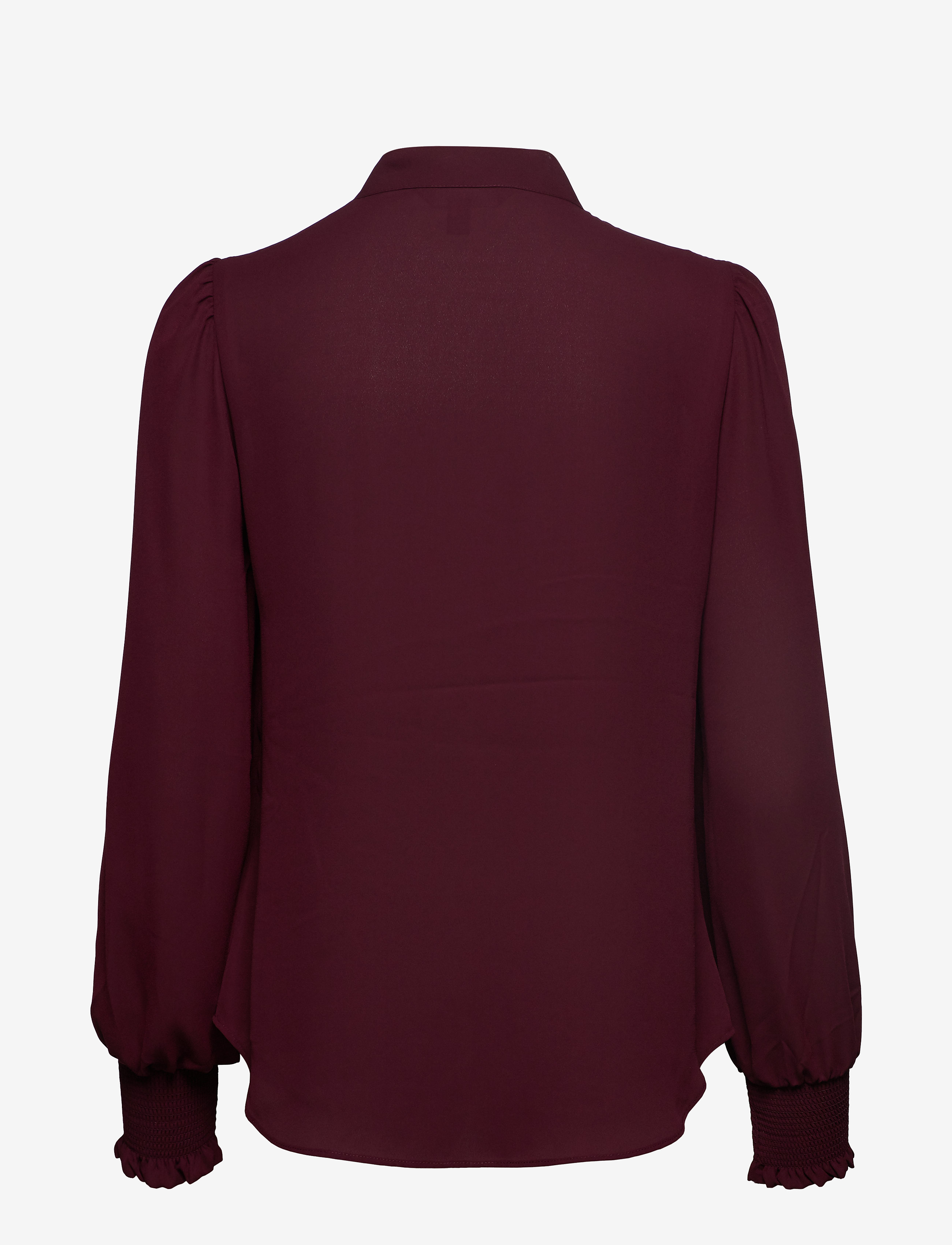 Lauren Ralph Lauren - DRAPEY POLY GGT-LS TOP - pinot noir - 1