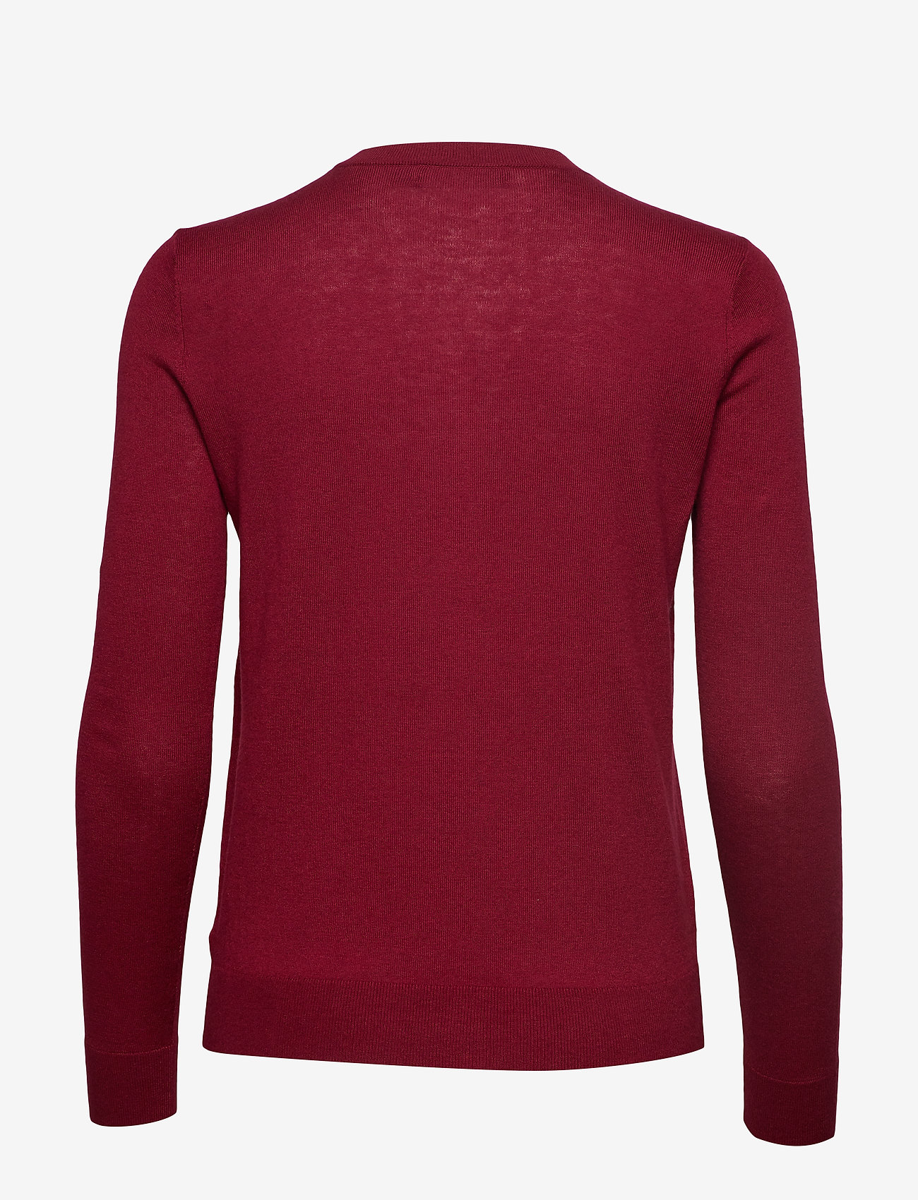 Lauren Ralph Lauren - COTTON MODAL-LS CN CARDIGAN - dark raspberry - 1