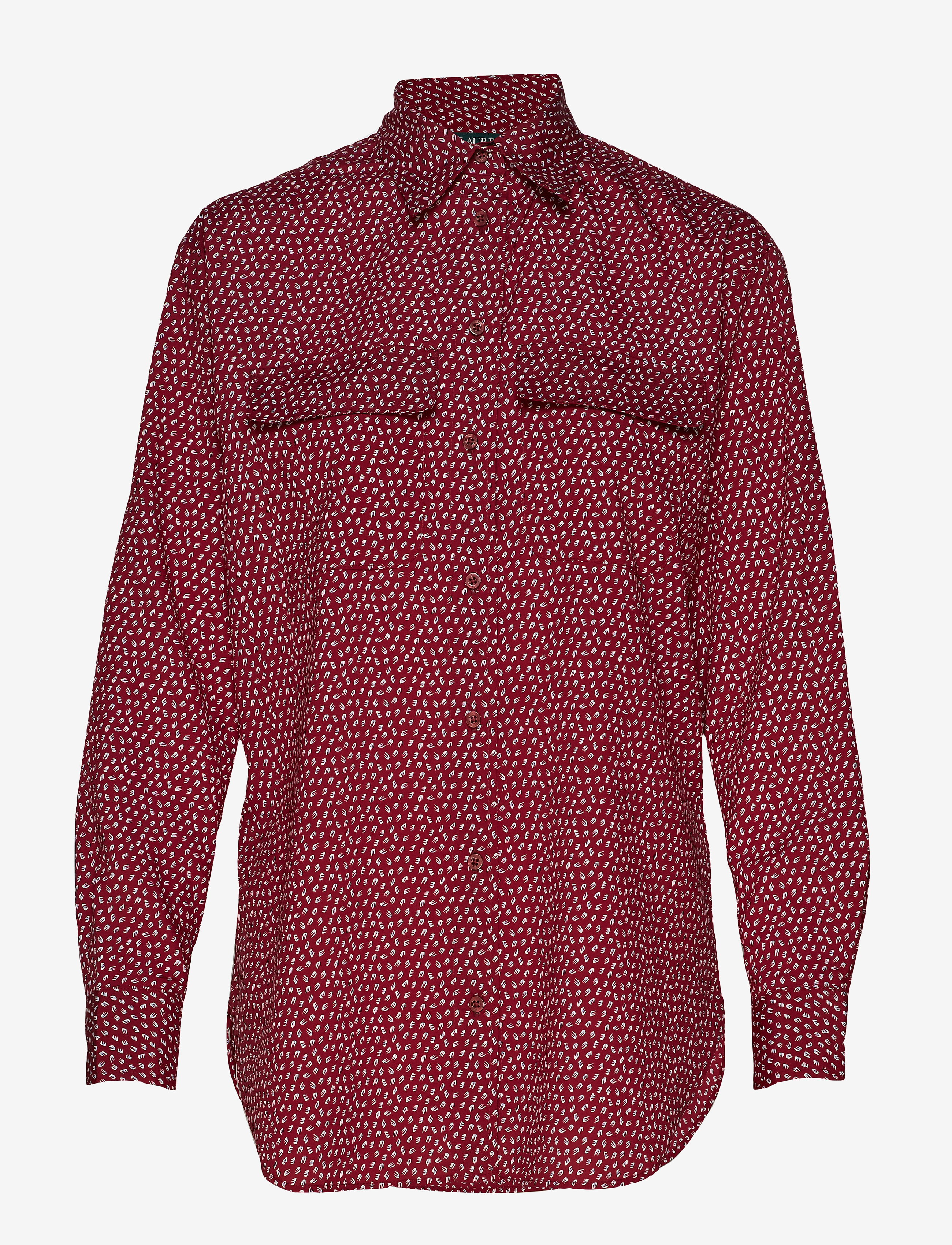 Lauren Ralph Lauren - POLY CDC-LSL-SHT - dark raspberry mu - 0