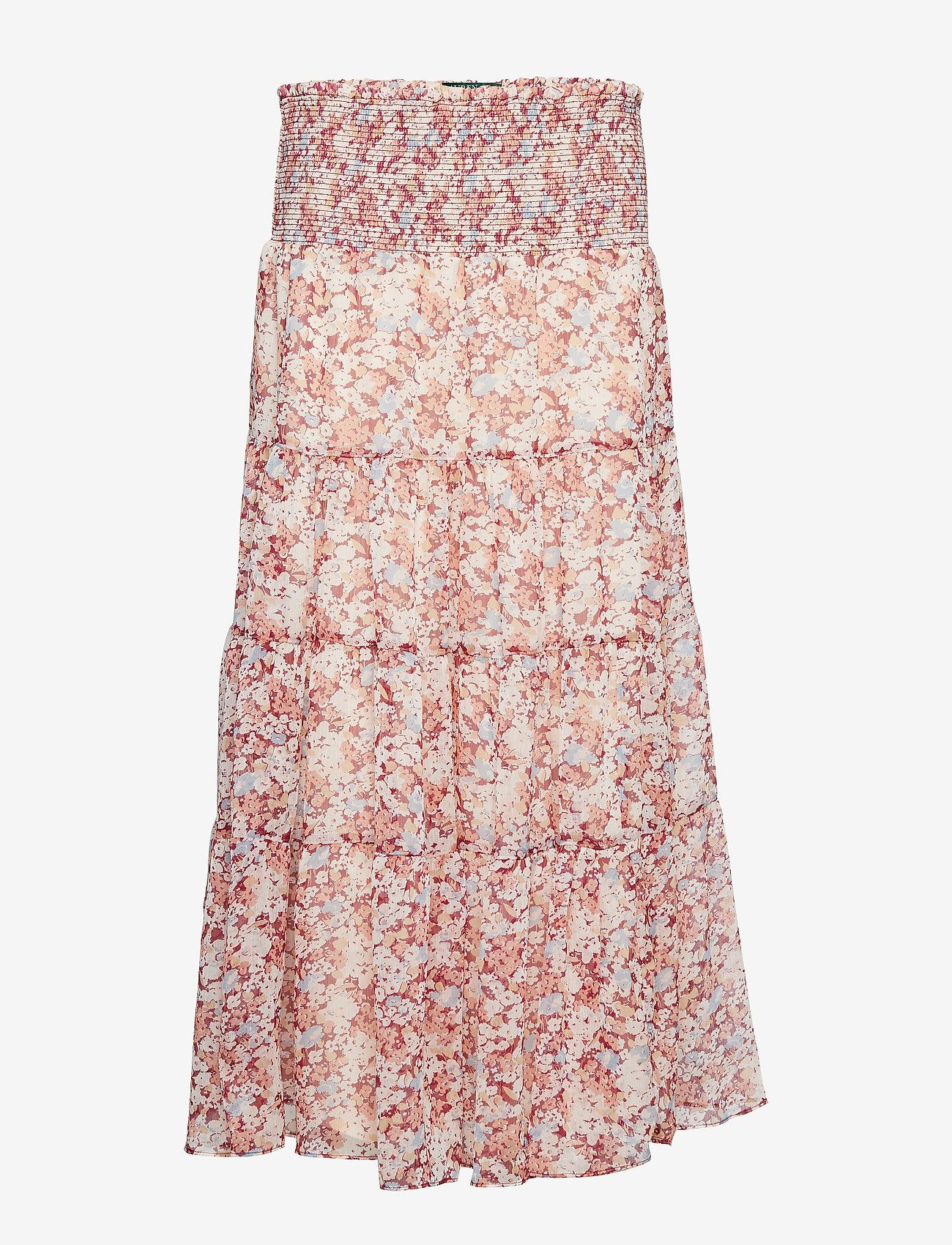 Lauren Ralph Lauren - POLY CRINKLE GGT-SKIRT - dark raspberry mu - 0