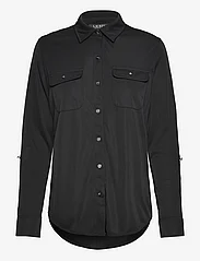 Lauren Ralph Lauren - Roll-Tab Sleeve Shirt - langermede skjorter - polo black - 0
