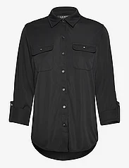 Lauren Ralph Lauren - Roll-Tab Sleeve Shirt - langermede skjorter - polo black - 1