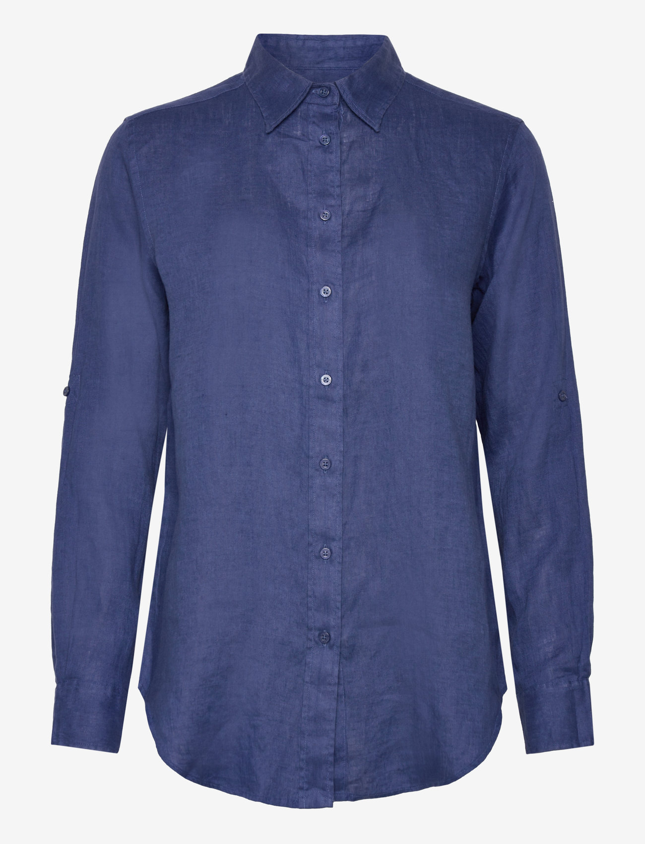 Lauren Ralph Lauren - TISSUE LINEN-SHIRT - linneskjortor - indigo sail - 0