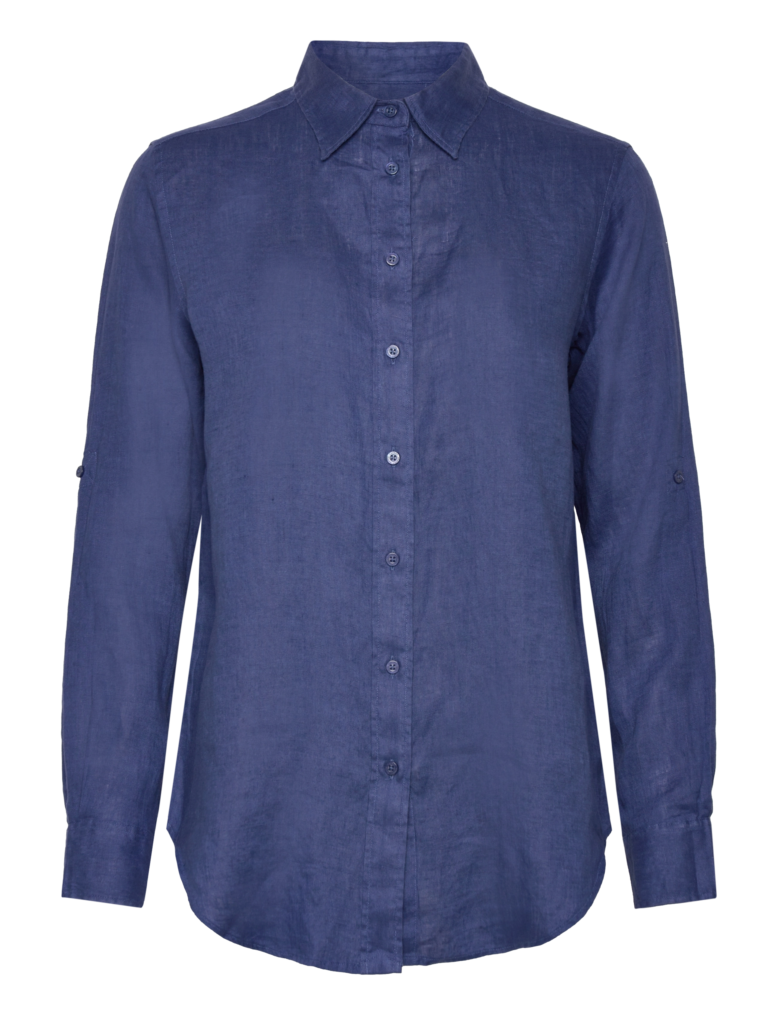 TISSUE LINEN-SHIRT - INDIGO SAIL