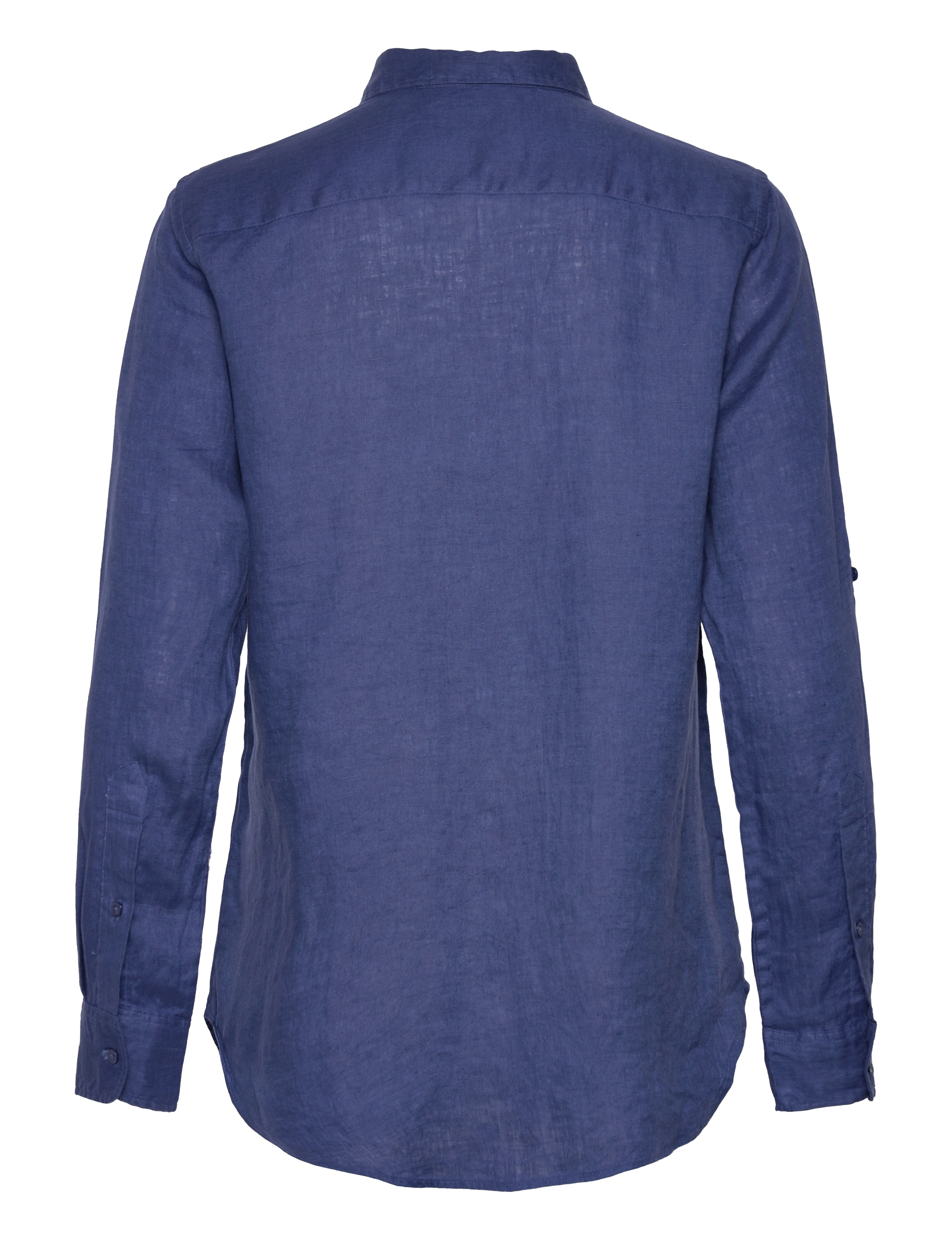 Lauren Ralph Lauren - Relaxed Fit Linen Roll Tab–Sleeve Shirt - indigo sail - 2
