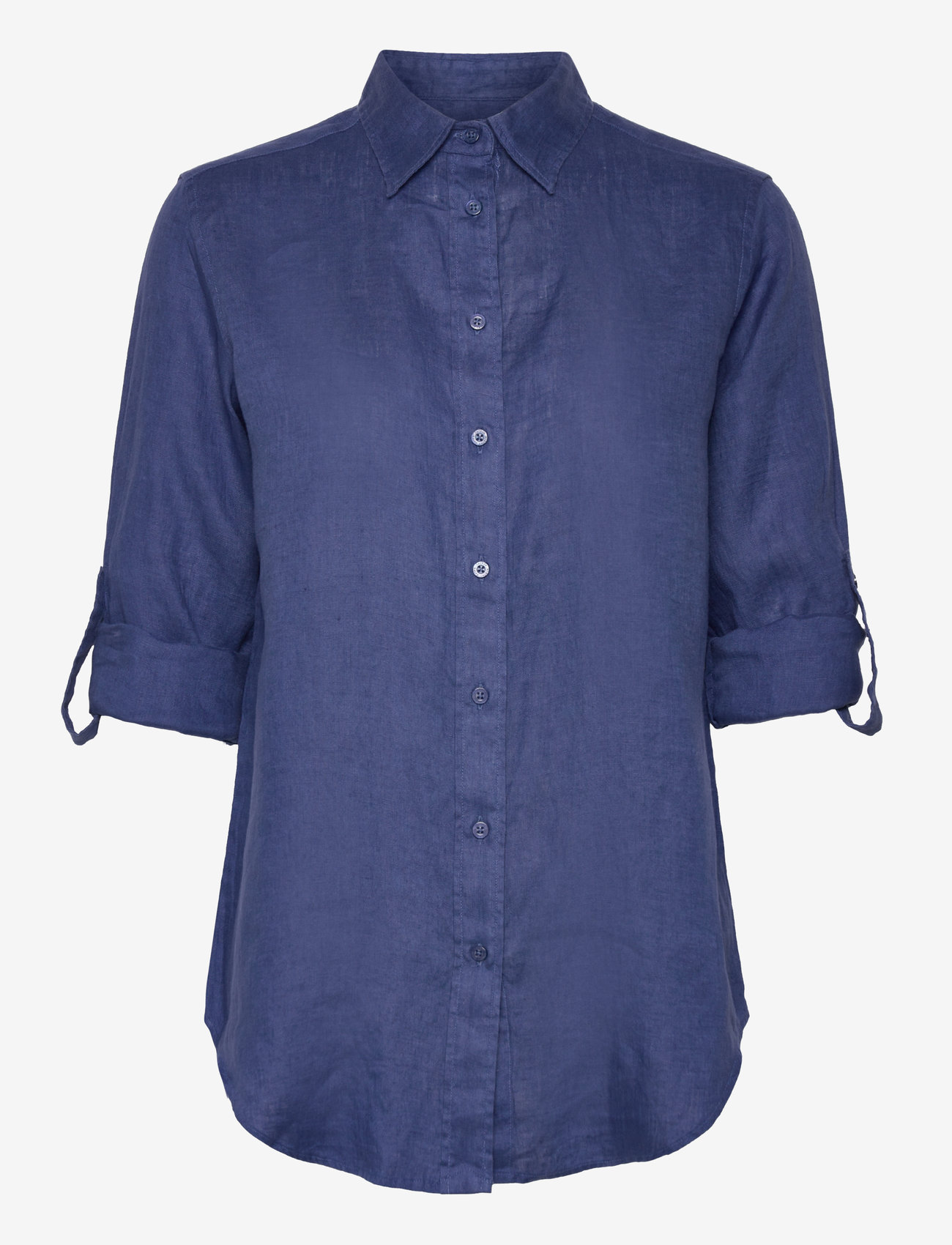 Lauren Ralph Lauren - TISSUE LINEN-SHIRT - linneskjortor - indigo sail - 1