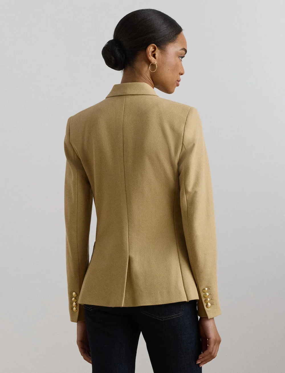 Lauren Ralph Lauren - Bullion Jacquard Blazer - enkeltradede blazere - birch tan - 2