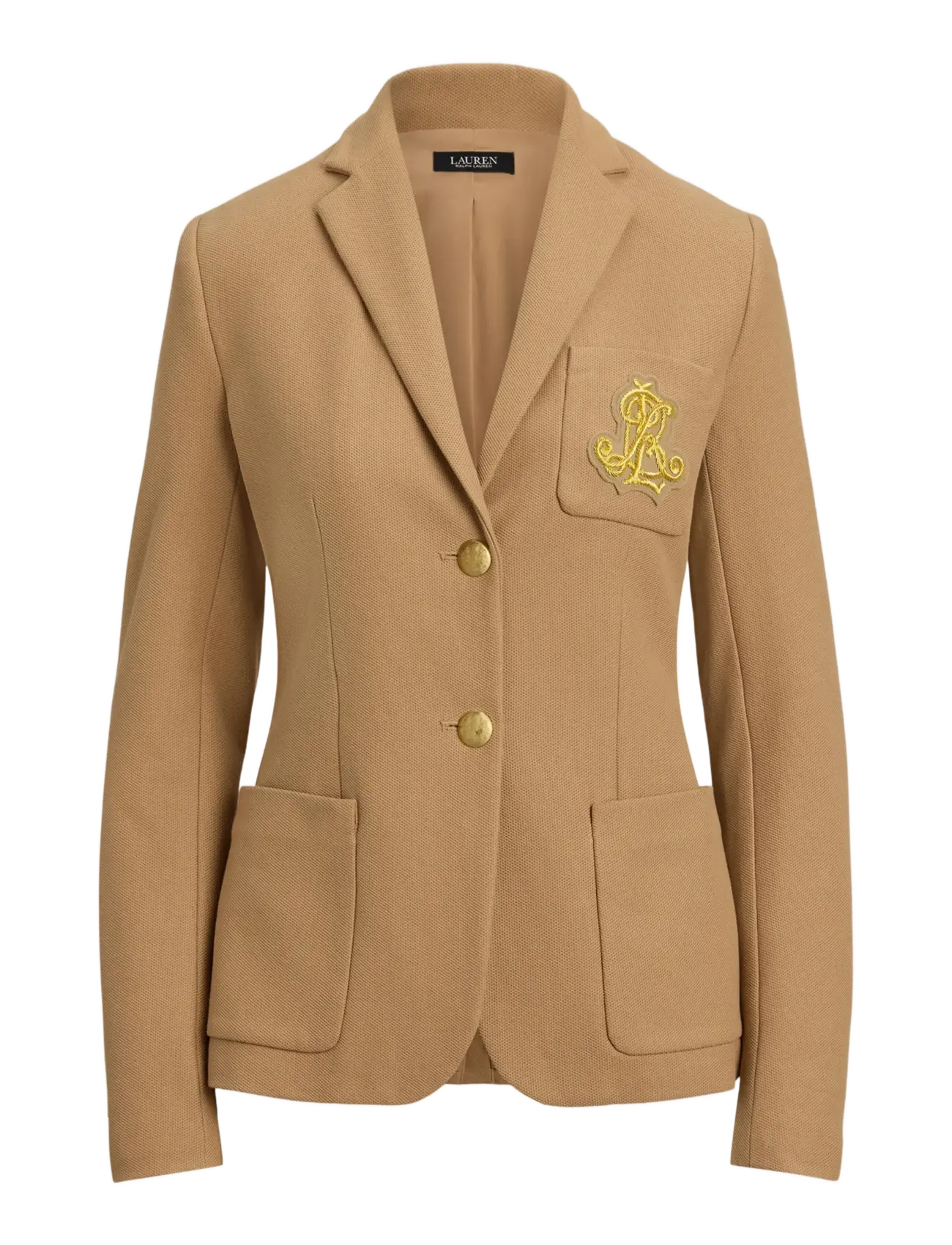 Lauren Ralph Lauren STR SPORTSWEAR PIQU-LND-JKT - Pintsakud - CLASSIC CAMEL / beige