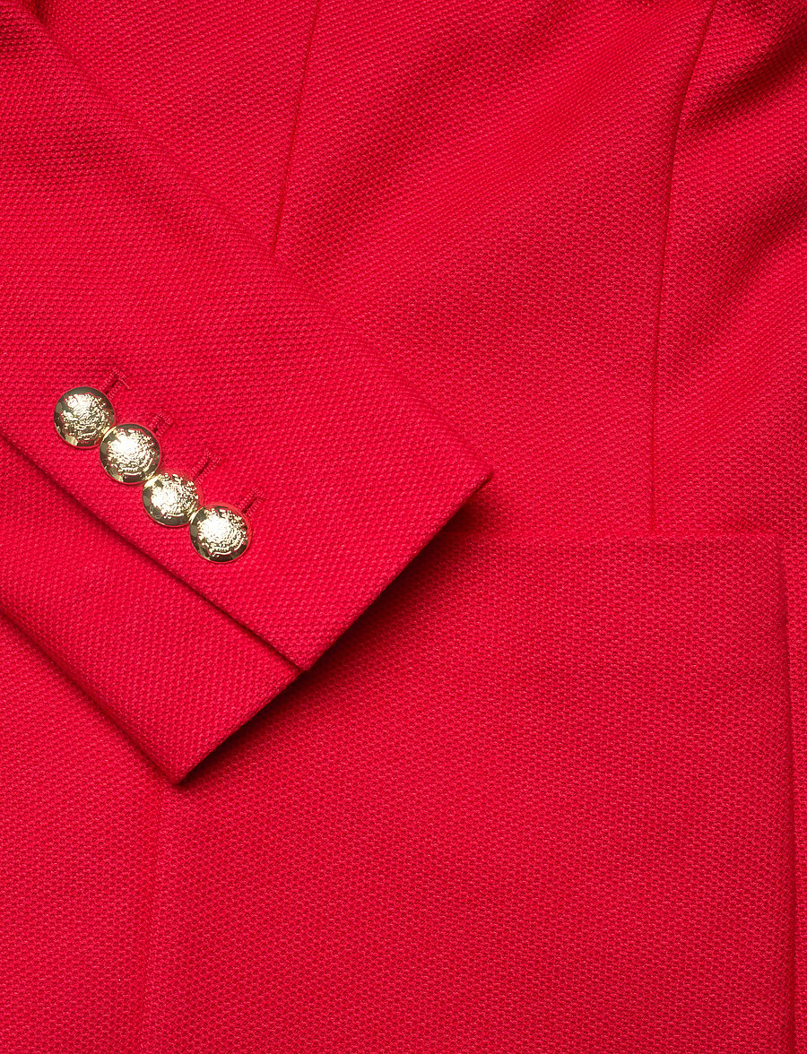 Lauren Ralph Lauren - Bullion Jacquard Blazer - enkeltradede blazere - cruise red - 5