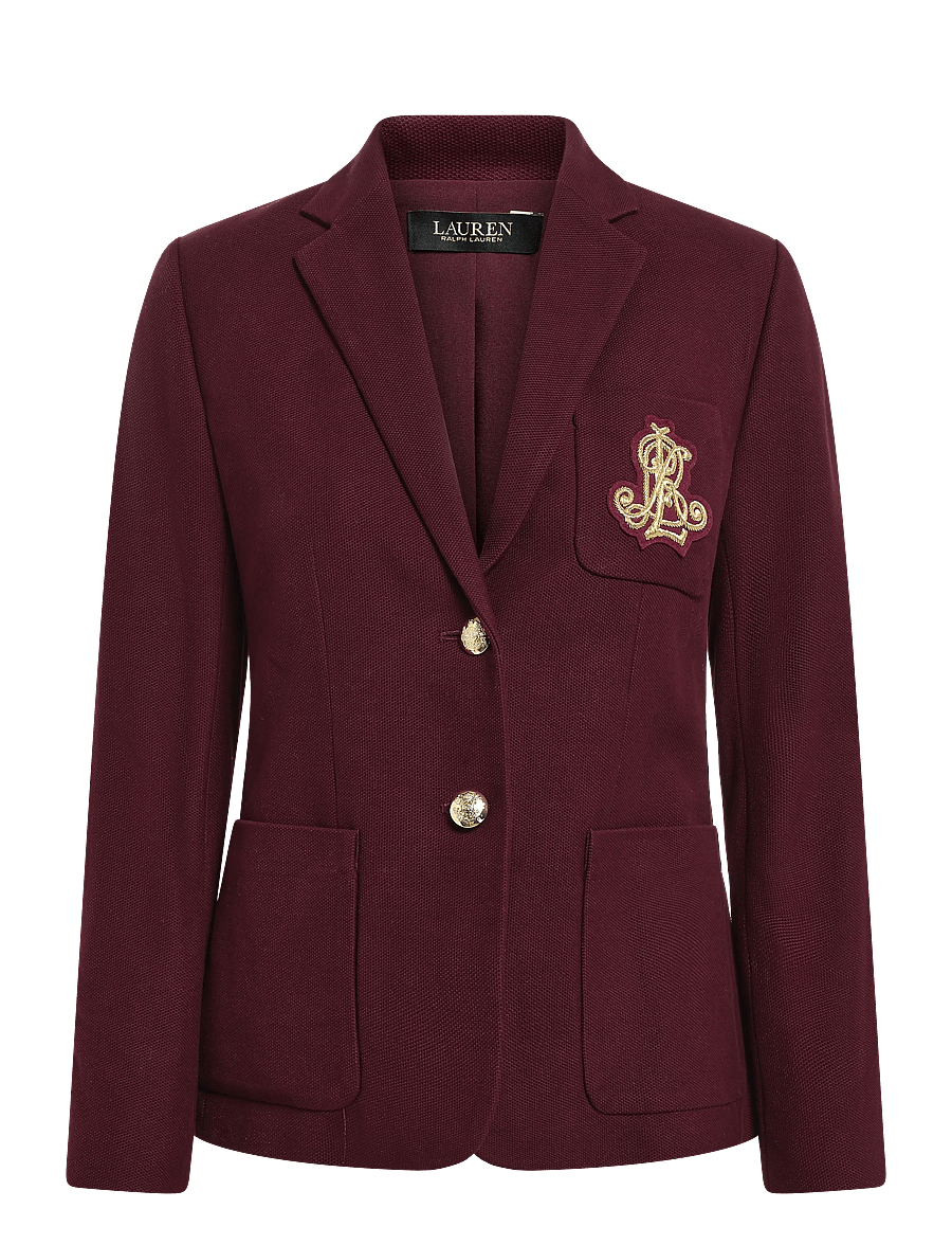 Lauren Ralph Lauren - Bullion Jacquard Blazer - einreihige blazer - dark garnet - 2