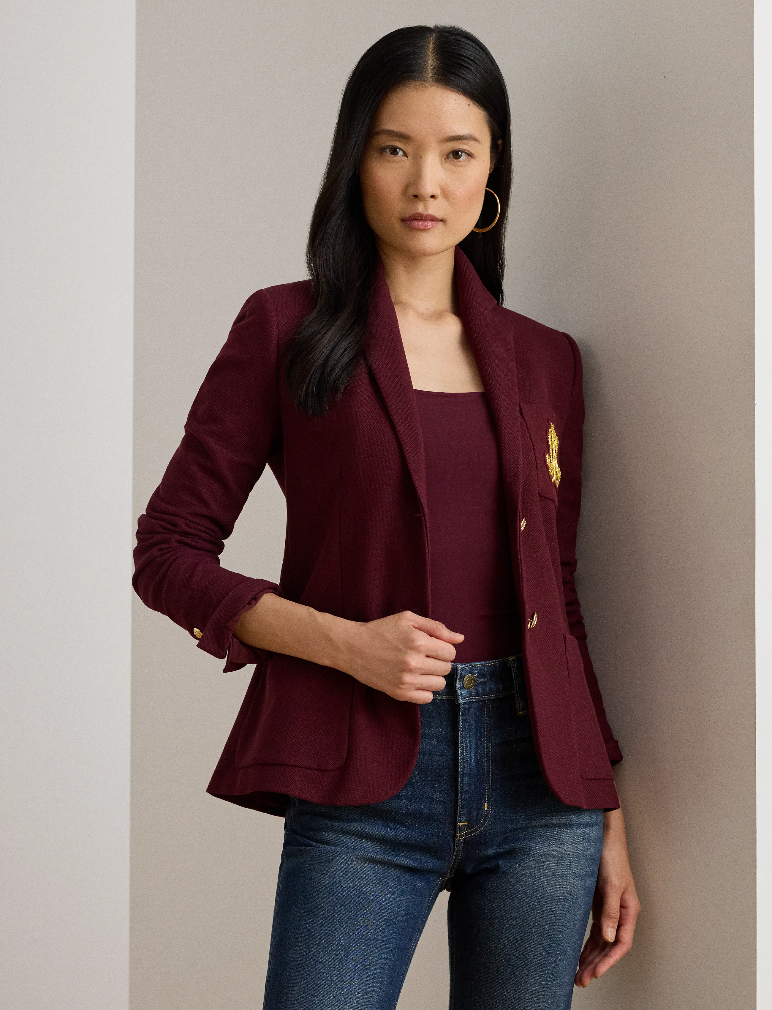 Lauren Ralph Lauren Bullion Jacquard Blazer dam – bild 7