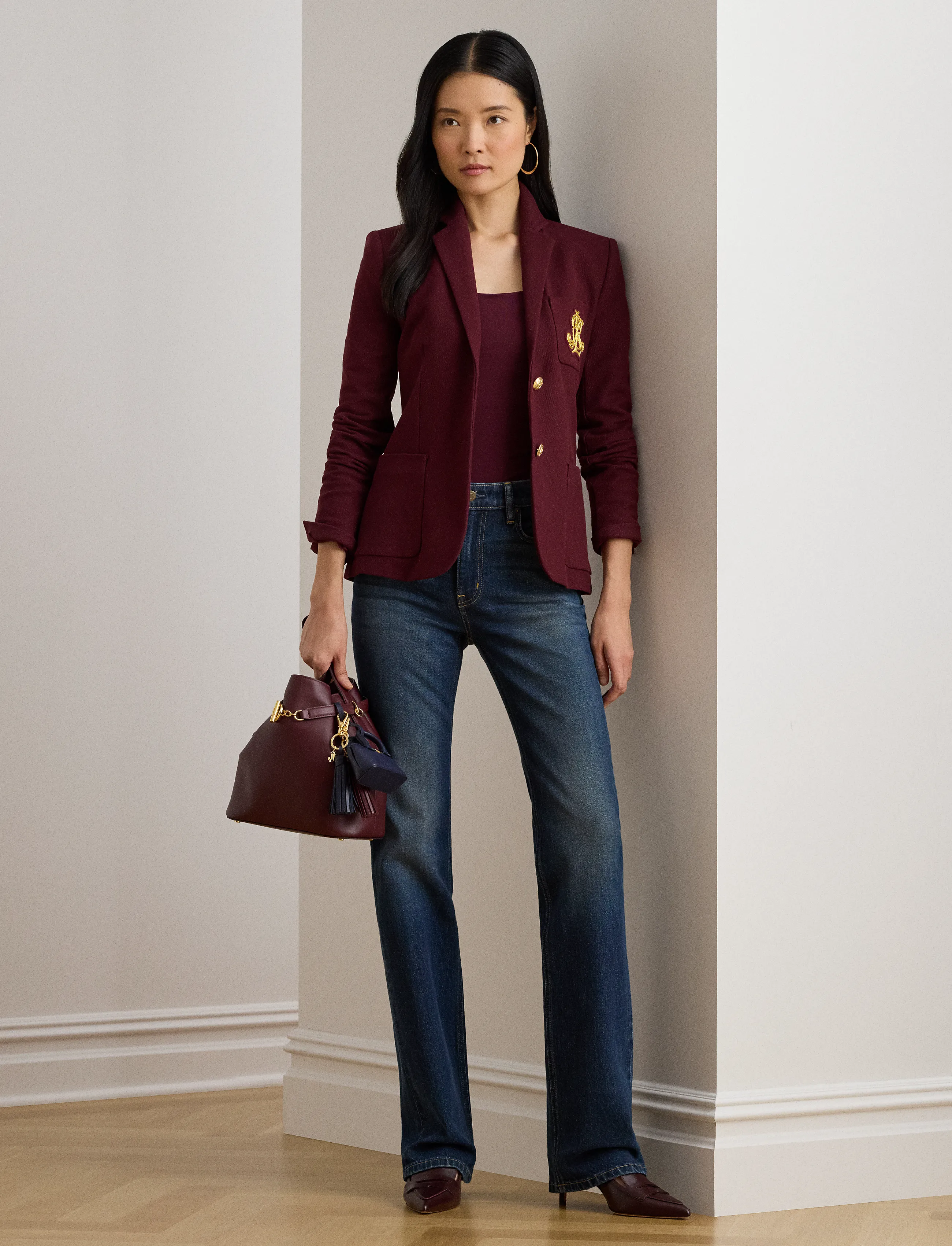 Lauren Ralph Lauren Bullion Jacquard Blazer dam – bild 8