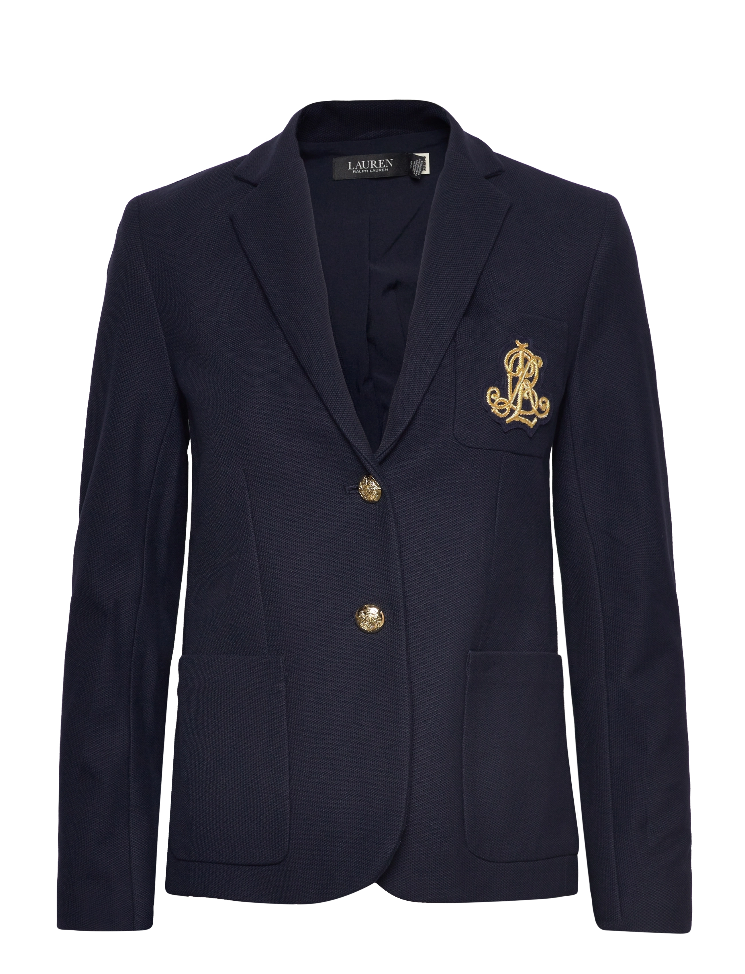 Lauren Ralph Lauren STR SPORTSWEAR PIQU-LND-JKT - Tøj - LAUREN NAVY / navy