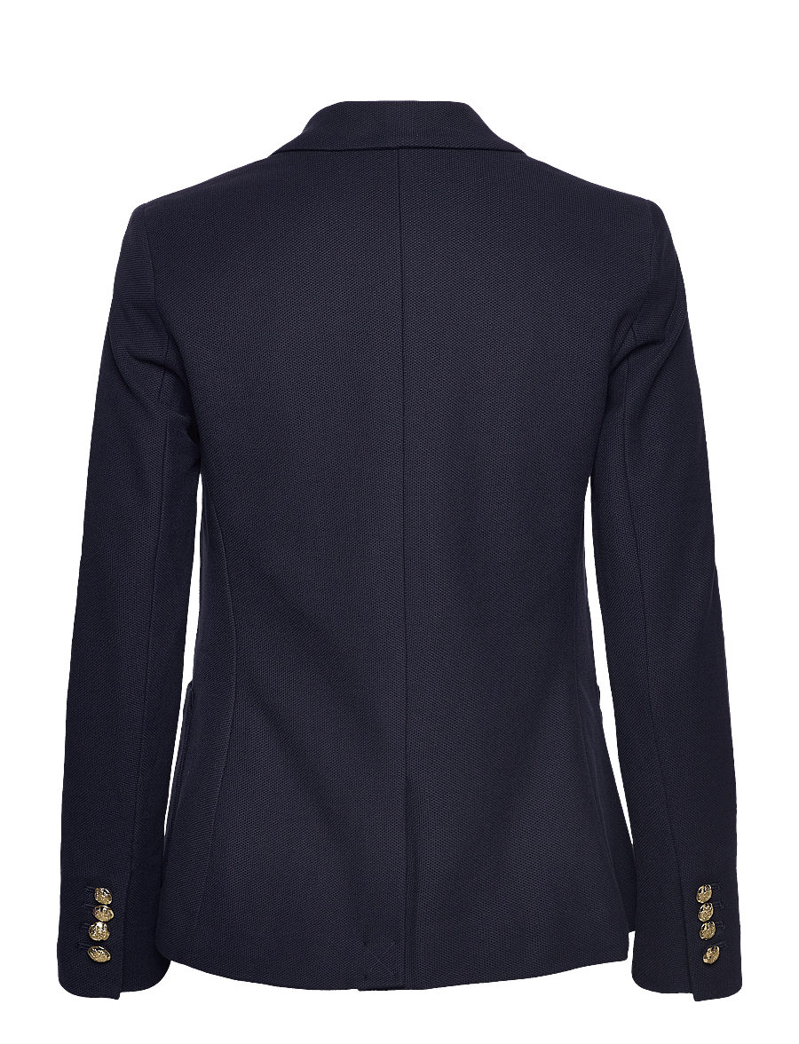 Lauren Ralph Lauren - STR SPORTSWEAR PIQU-LND-JKT - enkeltradede blazere - lauren navy - 2