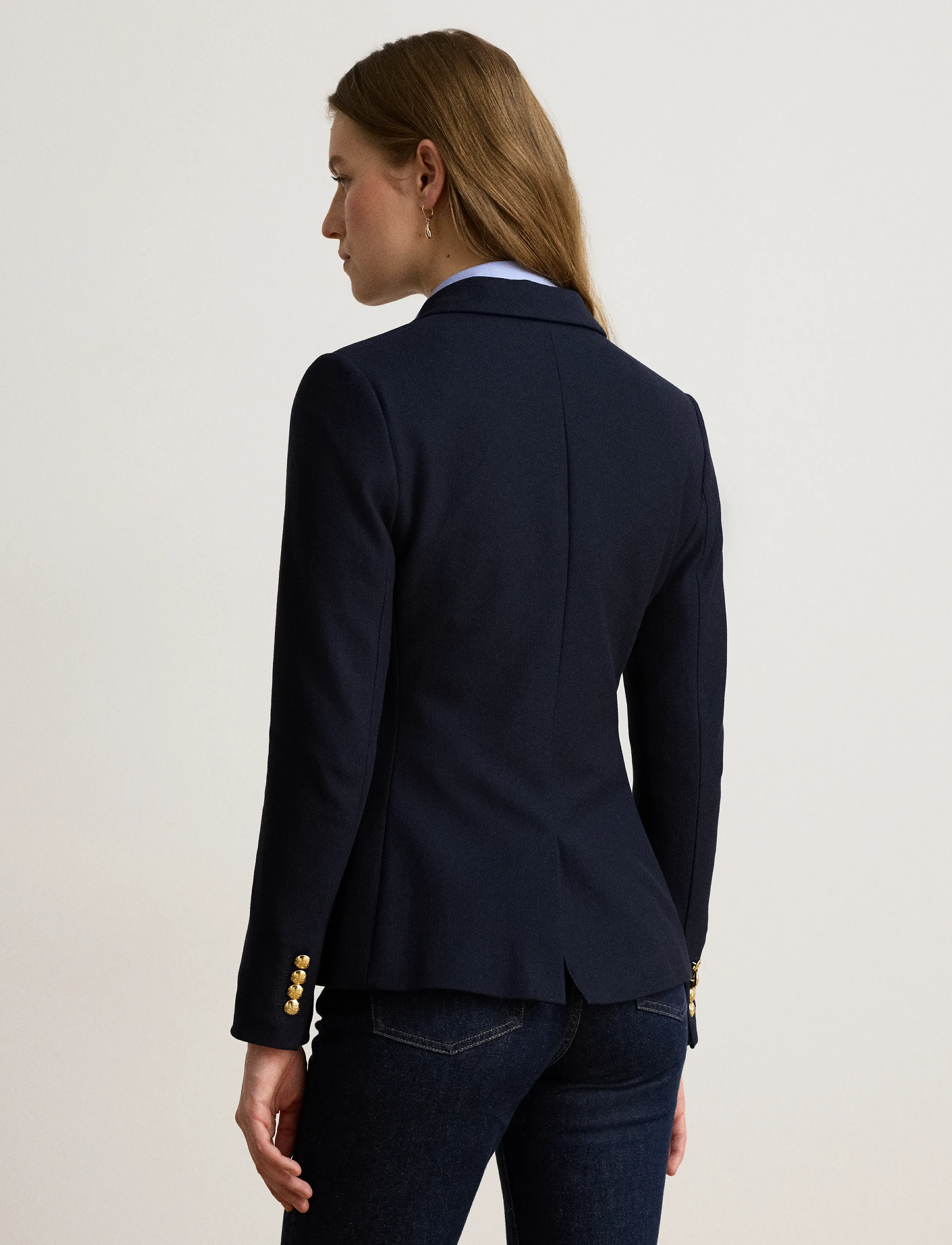 Lauren Ralph Lauren - Bullion Jacquard Blazer - Üherealised pintsakud - lauren navy - 3