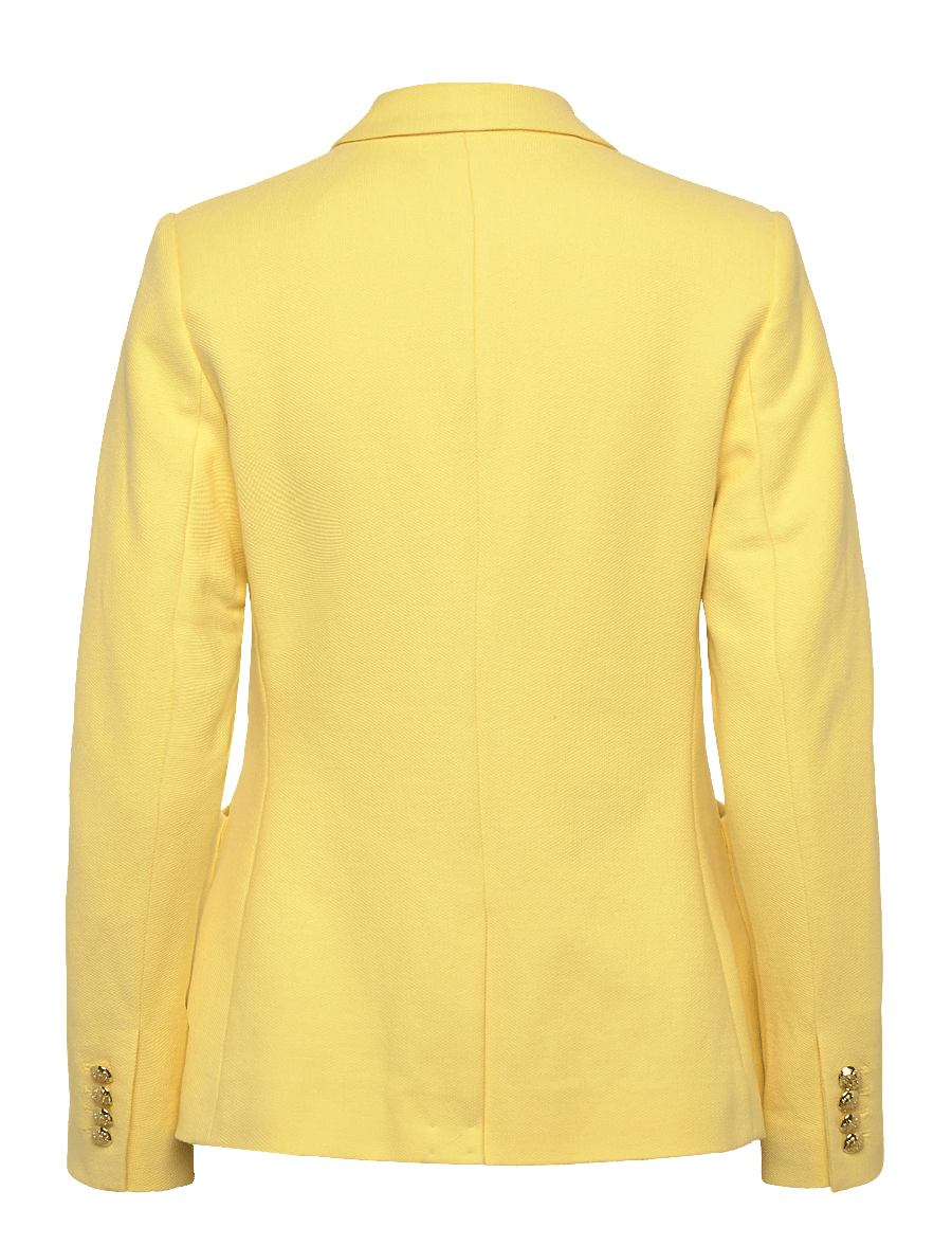 Lauren Ralph Lauren - Bullion Jacquard Blazer - enkeltradede blazere - lemon sorbet - 2