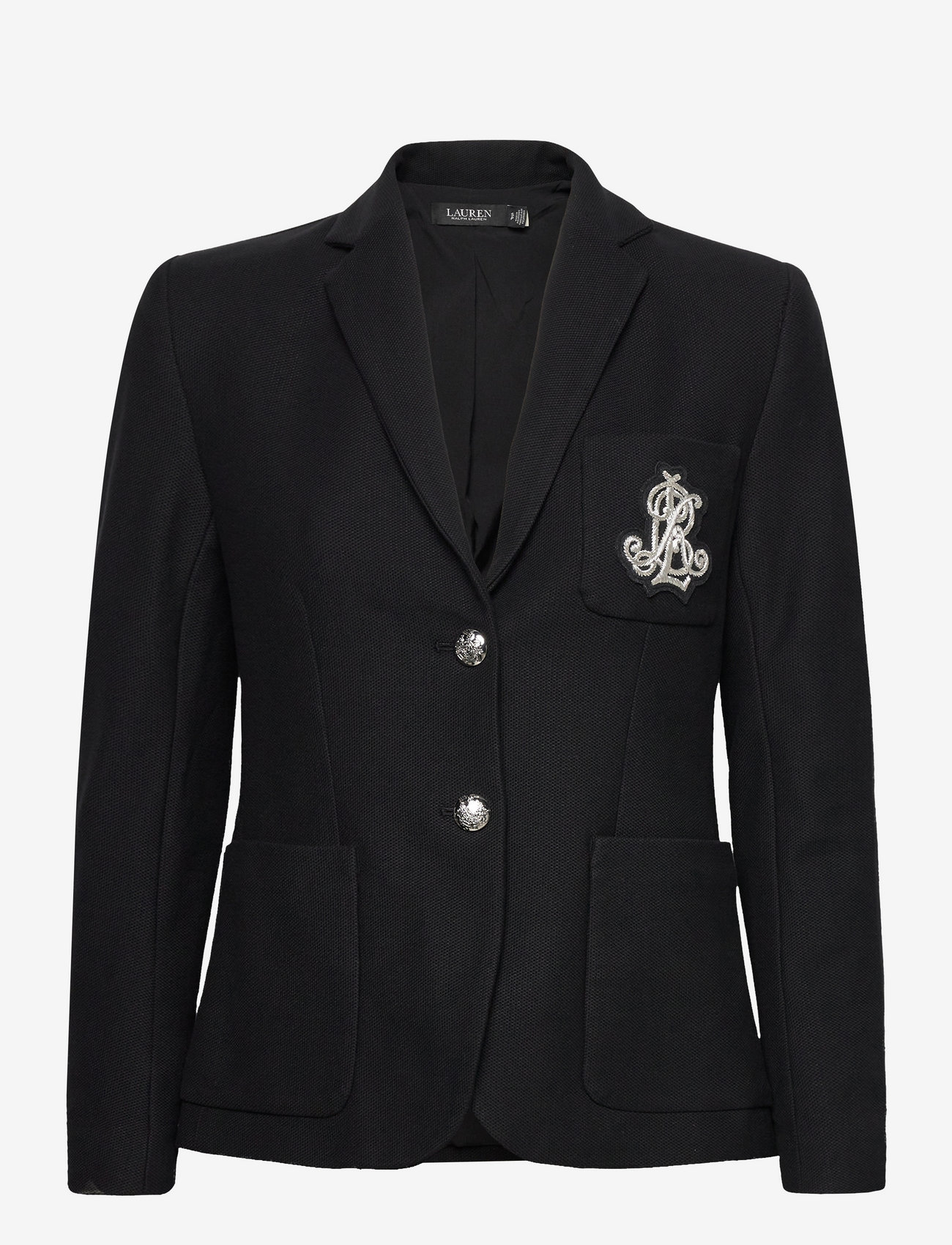 Lauren Ralph Lauren - Bullion Jacquard Blazer - enkelknäppta kavajer - polo black - 1