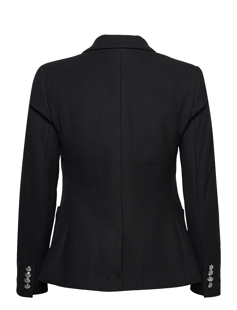 Lauren Ralph Lauren - Bullion Jacquard Blazer - enkeltradede blazere - polo black - 2