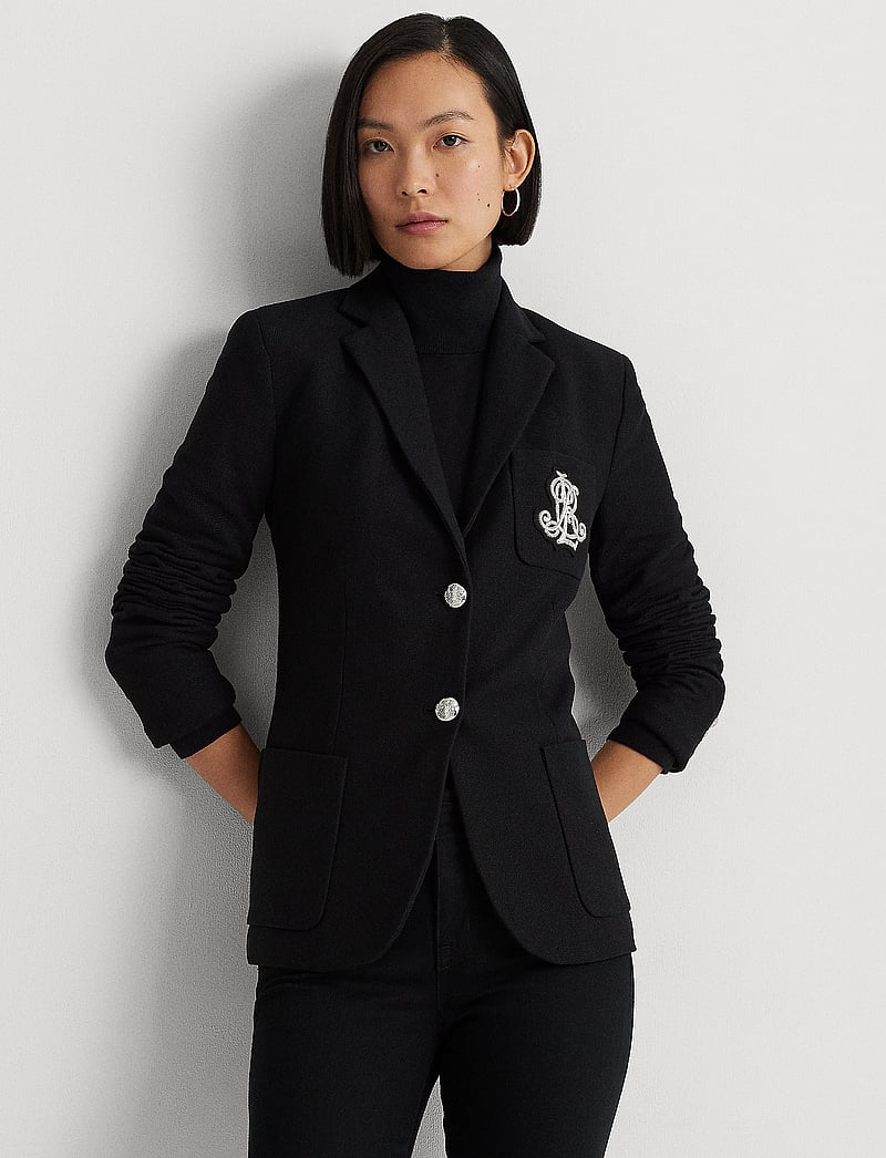 Lauren Ralph Lauren - Bullion Jacquard Blazer - enkelknäppta kavajer - polo black - 0